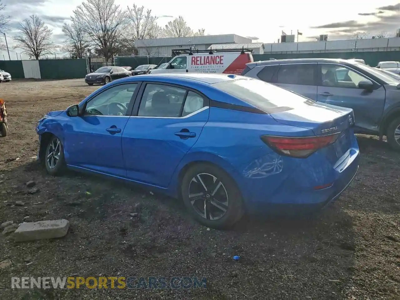 2 Photograph of a damaged car 3N1AB8CV7RY245484 NISSAN SENTRA 2024