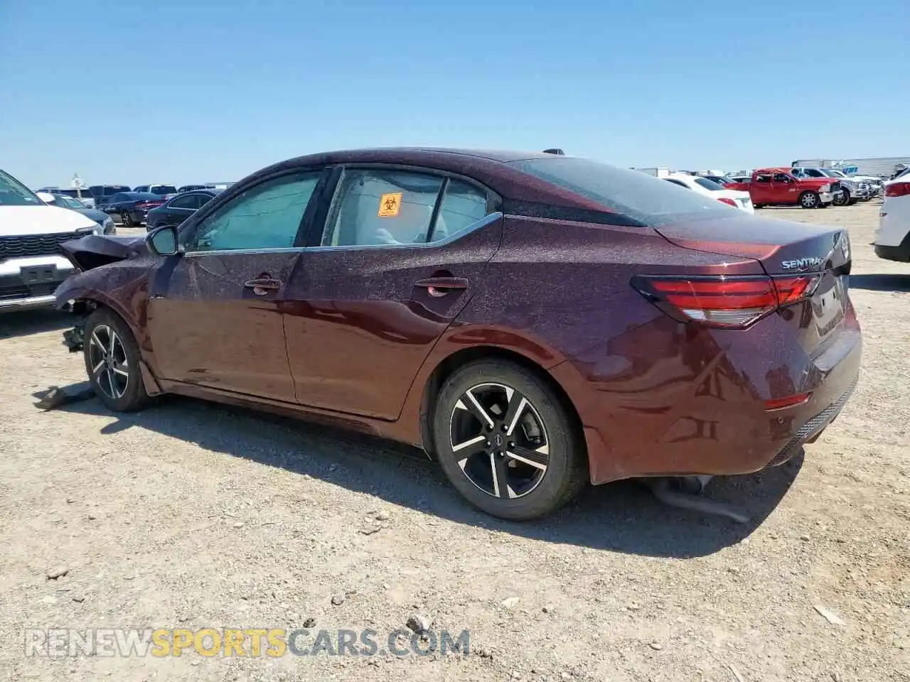 2 Photograph of a damaged car 3N1AB8CV9RY308472 NISSAN SENTRA 2024