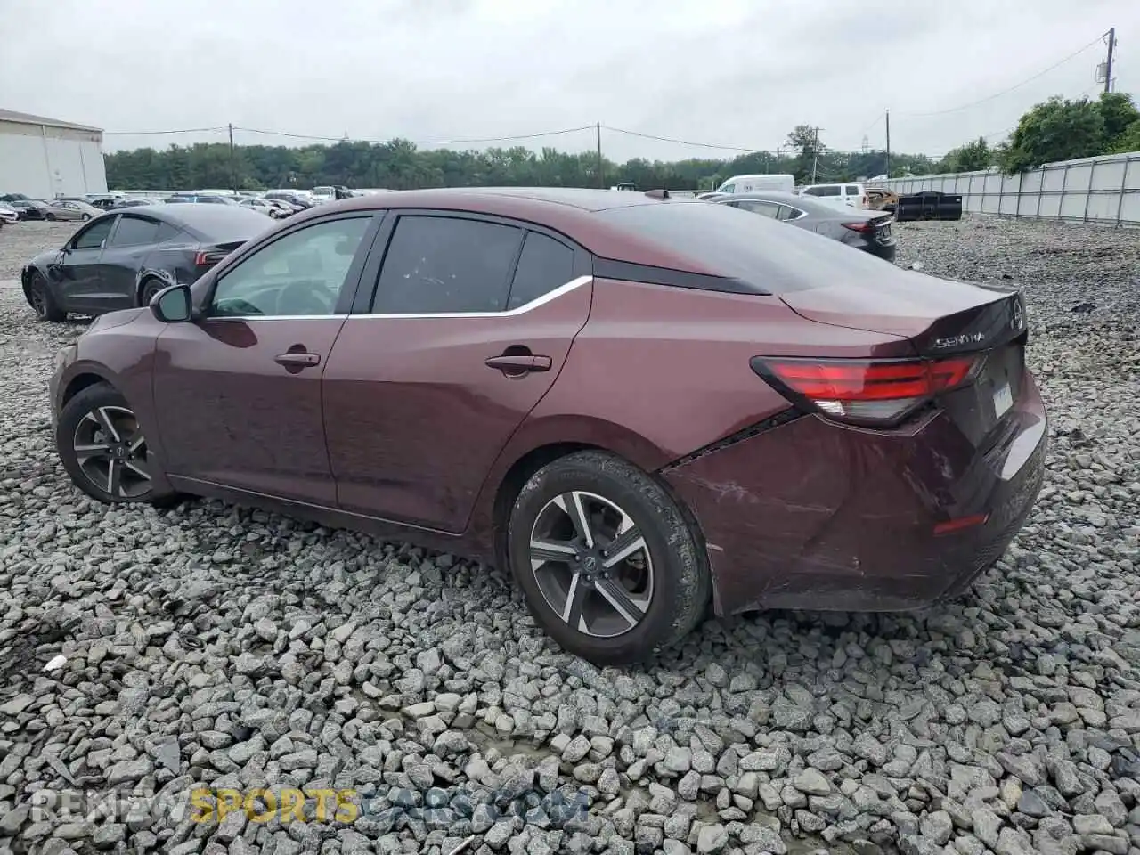 2 fotografías del automóvil dañado 3N1AB8CVXRY274686 NISSAN SENTRA 2024