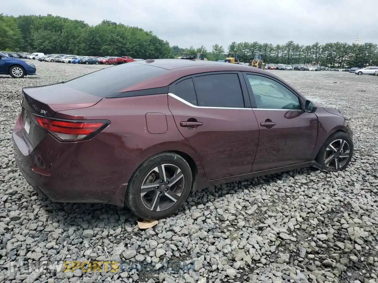 3 fotografías del automóvil dañado 3N1AB8CVXRY274686 NISSAN SENTRA 2024