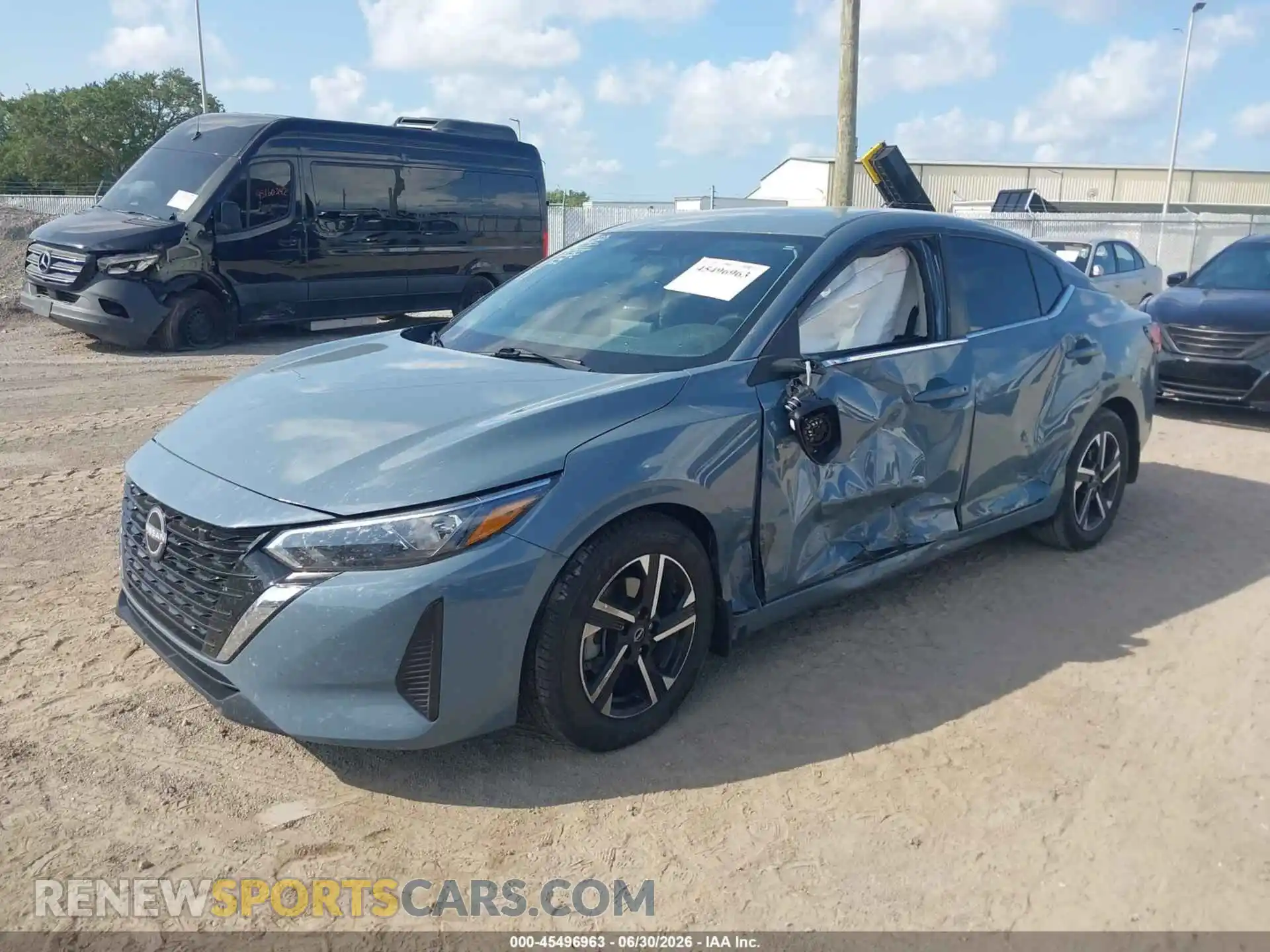 2 Photograph of a damaged car 3N1AB8CVXRY319576 NISSAN SENTRA 2024