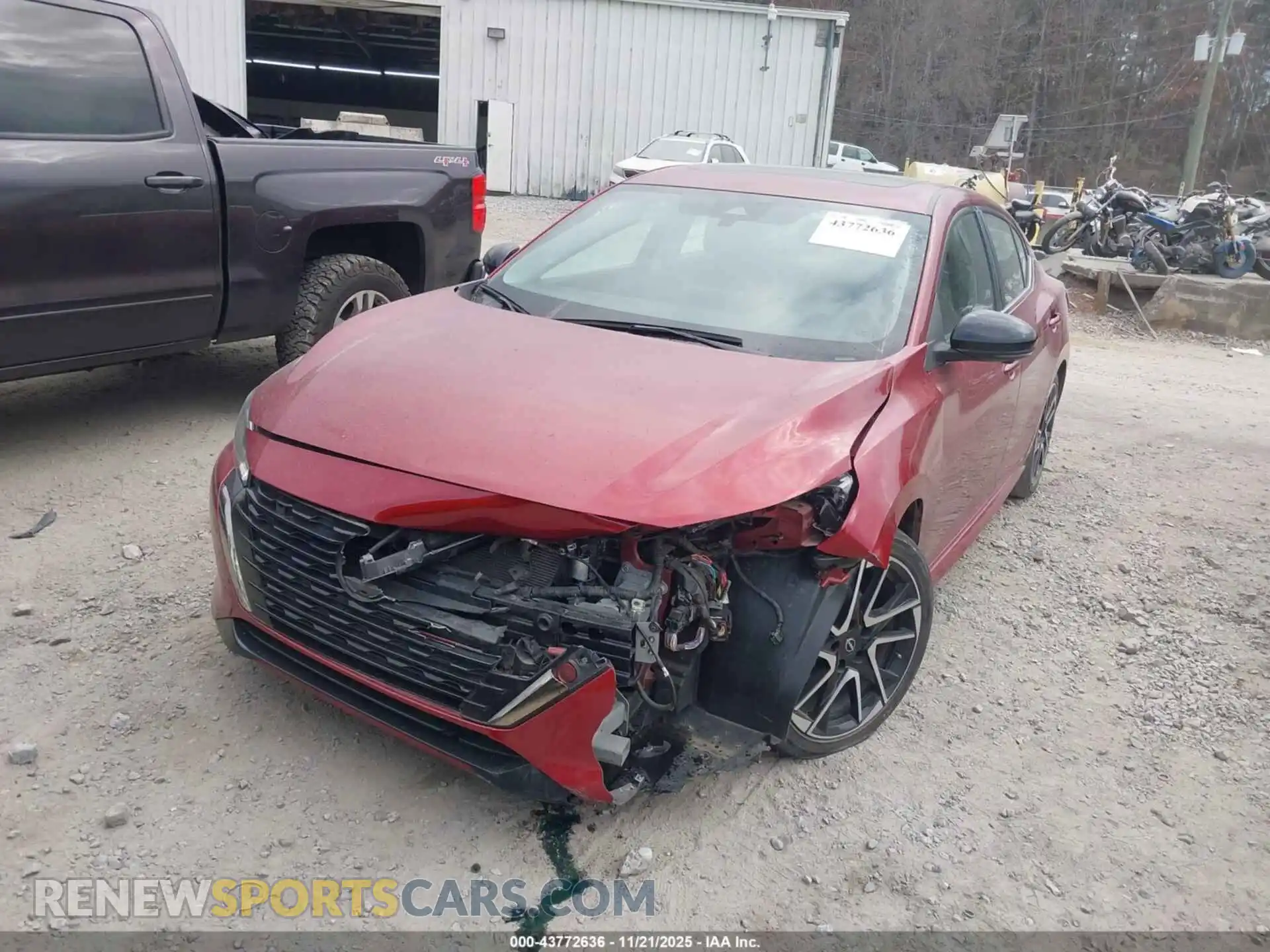 2 Photograph of a damaged car 3N1AB8DV8RY311720 NISSAN SENTRA 2024