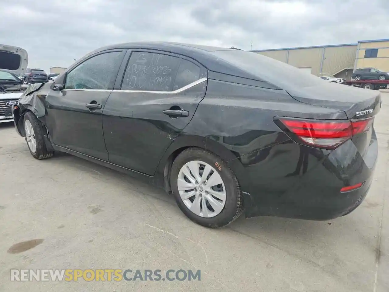 2 Photograph of a damaged car 3N1AB8BV0SY385710 NISSAN SENTRA 2025