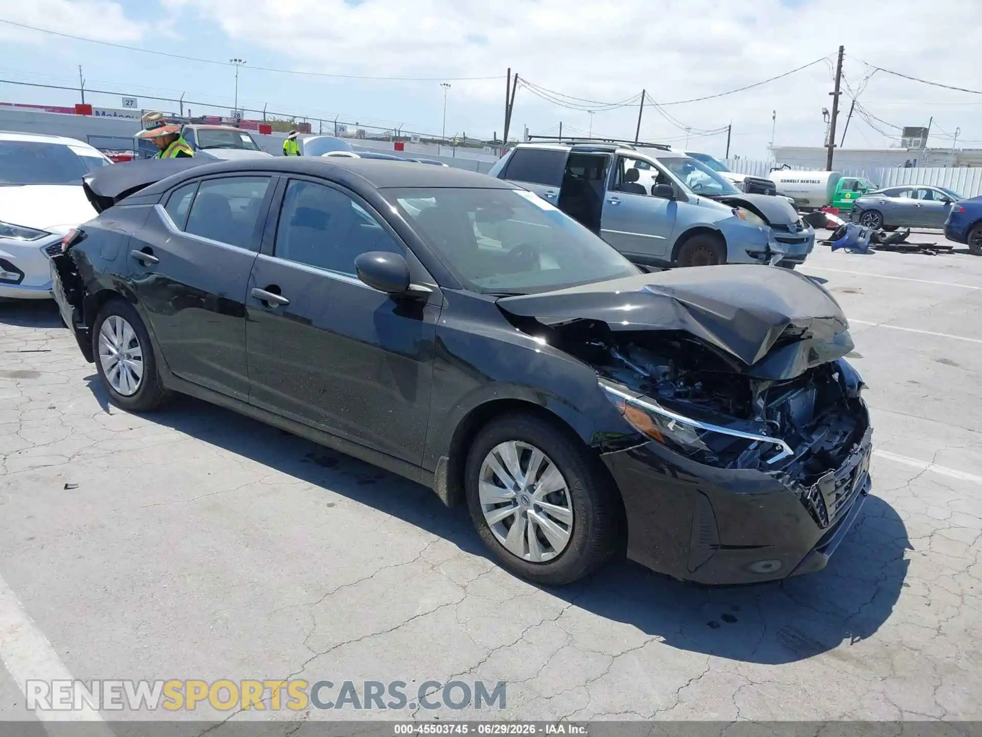 1 Photograph of a damaged car 3N1AB8BV3SY416626 NISSAN SENTRA 2025