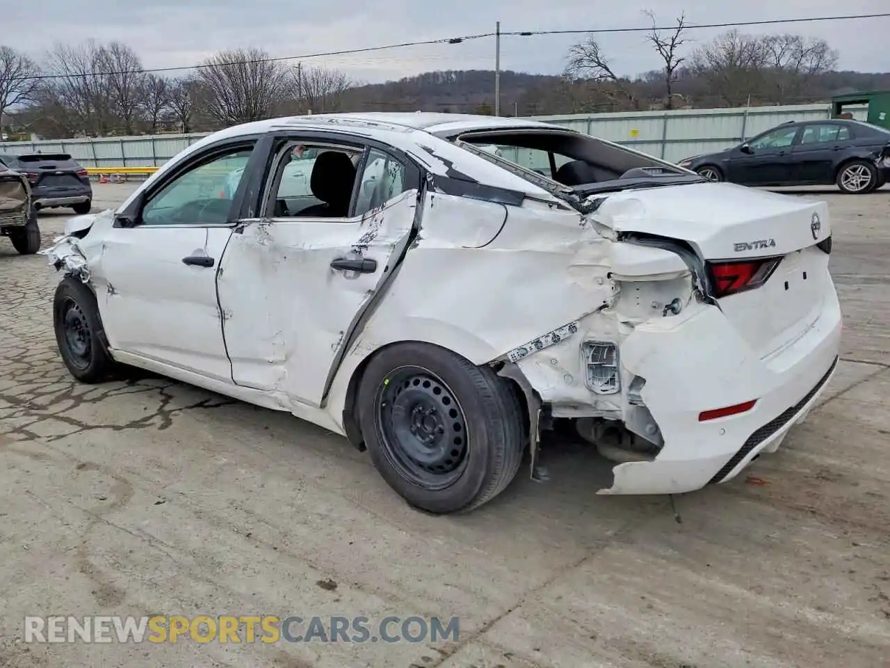 2 Photograph of a damaged car 3N1AB8BV4SY252934 NISSAN SENTRA 2025