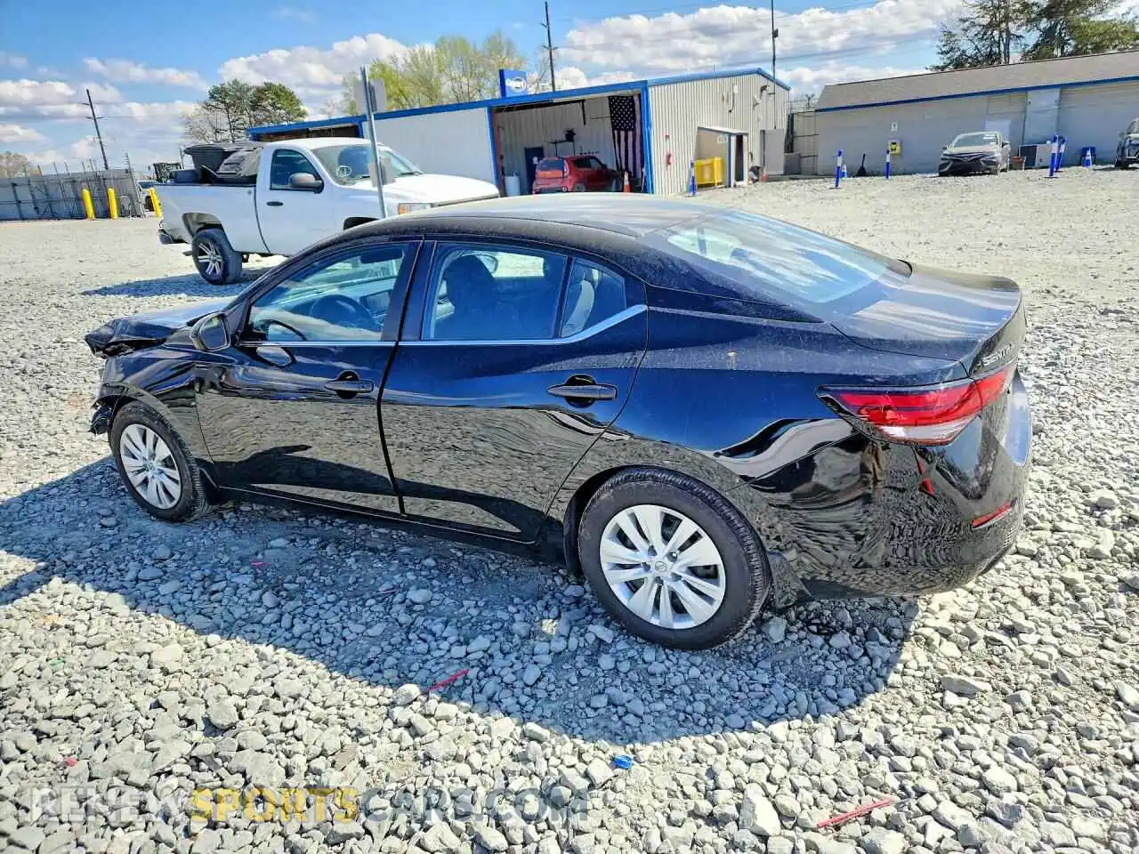 2 Photograph of a damaged car 3N1AB8BV5SY424548 NISSAN SENTRA 2025
