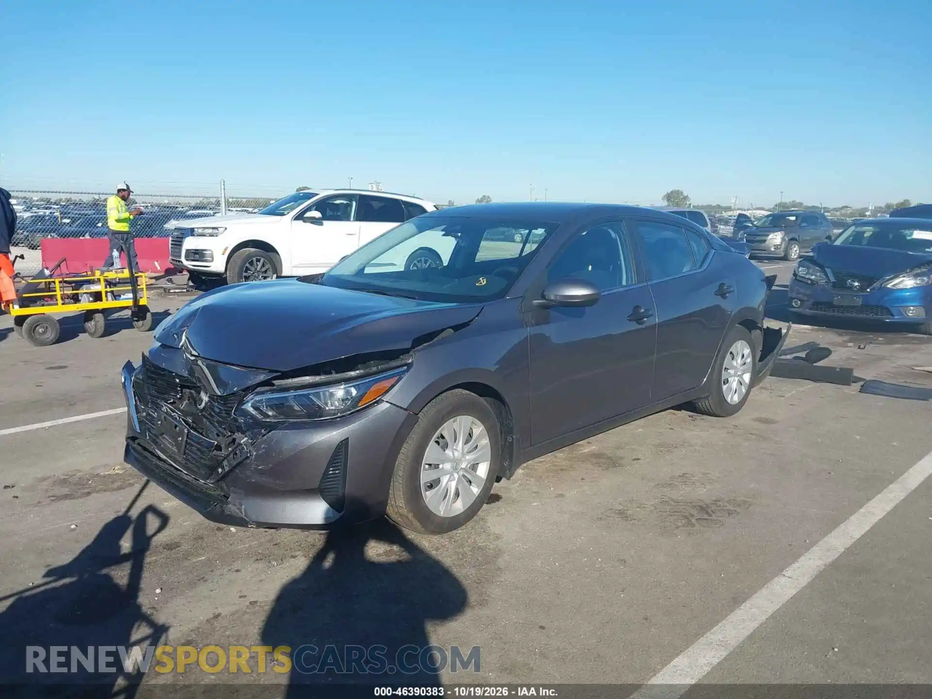 2 Photograph of a damaged car 3N1AB8BV6SY420170 NISSAN SENTRA 2025