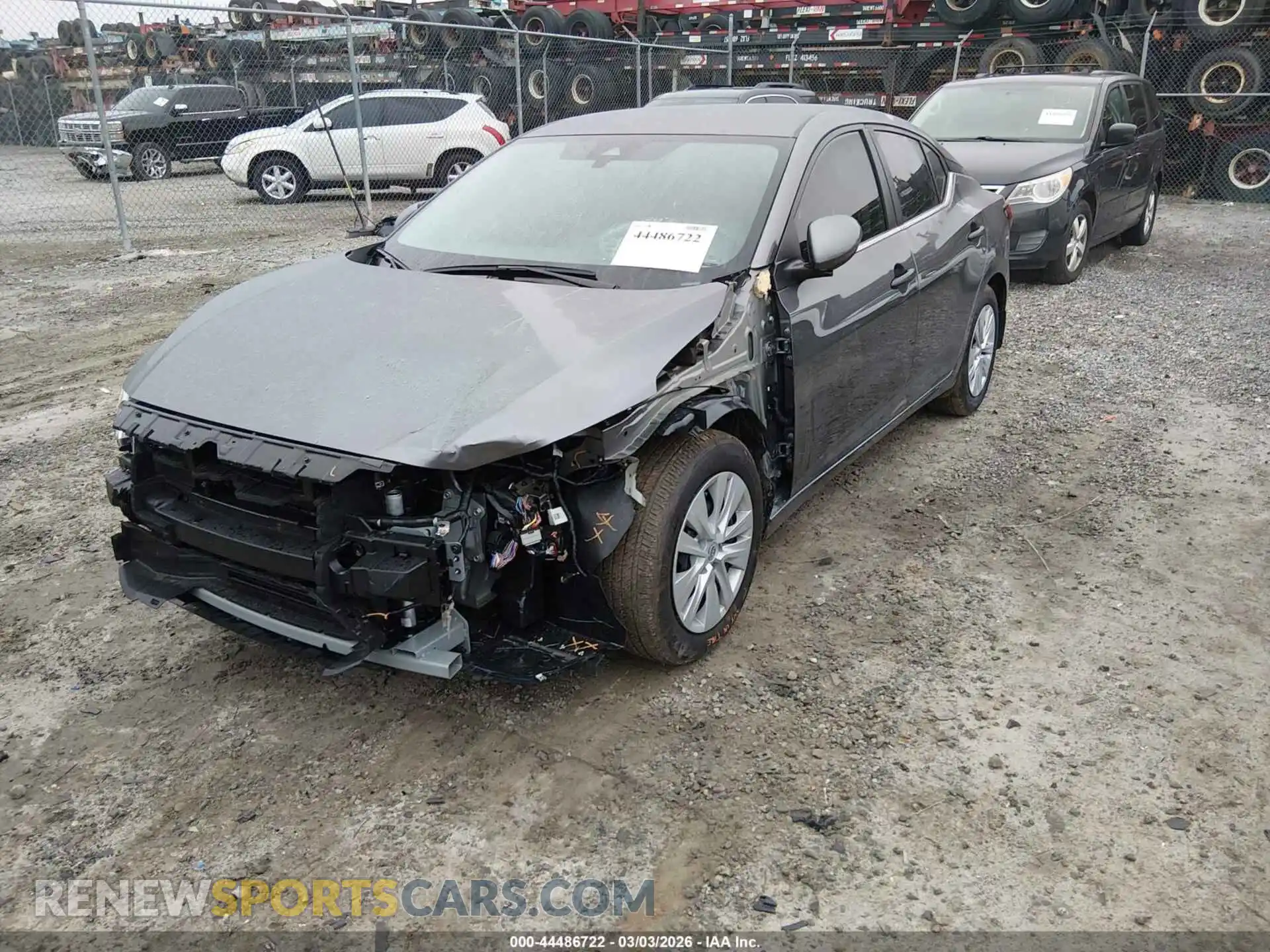 2 fotografías del automóvil dañado 3N1AB8BV8SY417819 NISSAN SENTRA 2025