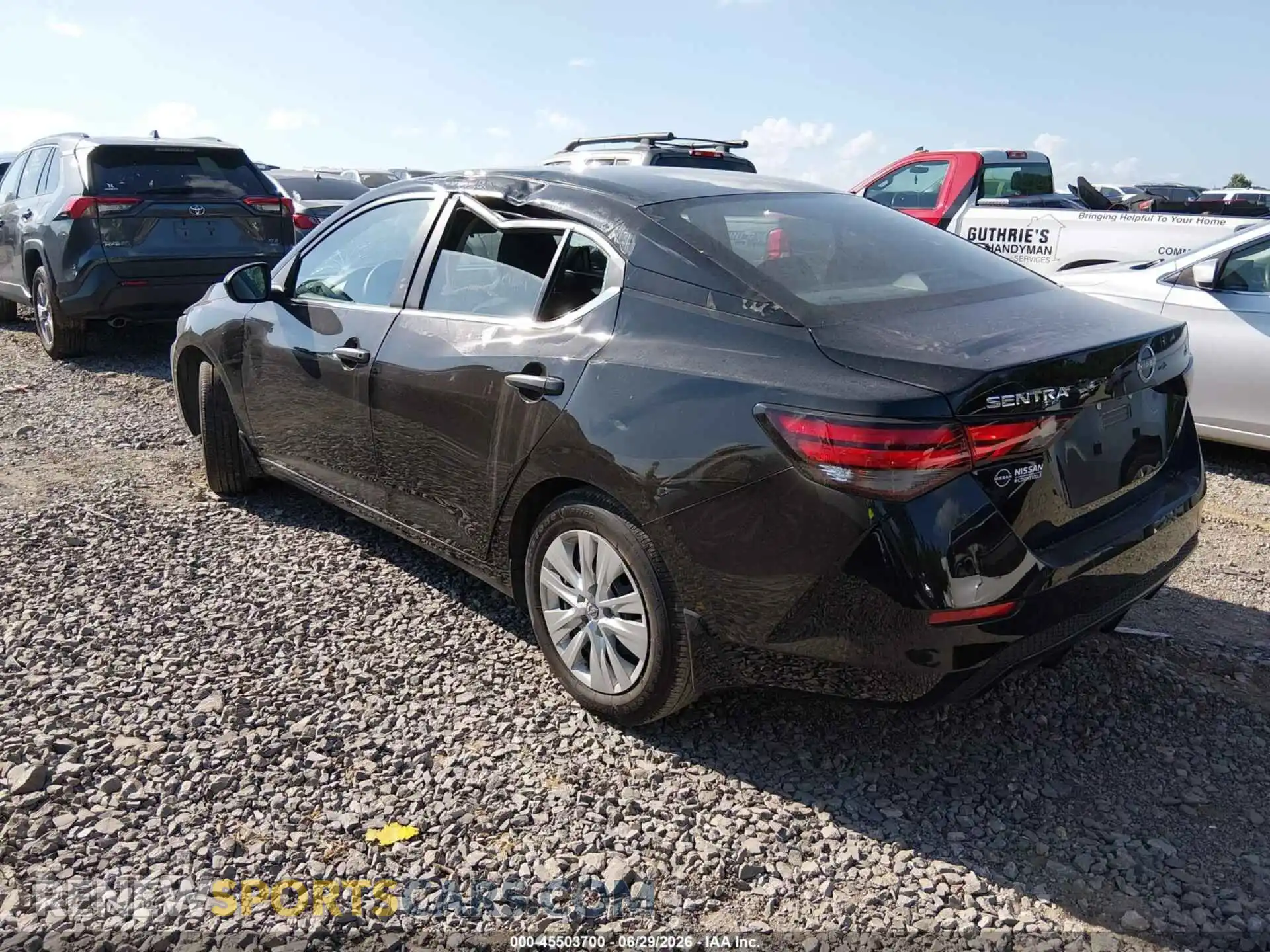 3 Photograph of a damaged car 3N1AB8BV9SY415870 NISSAN SENTRA 2025