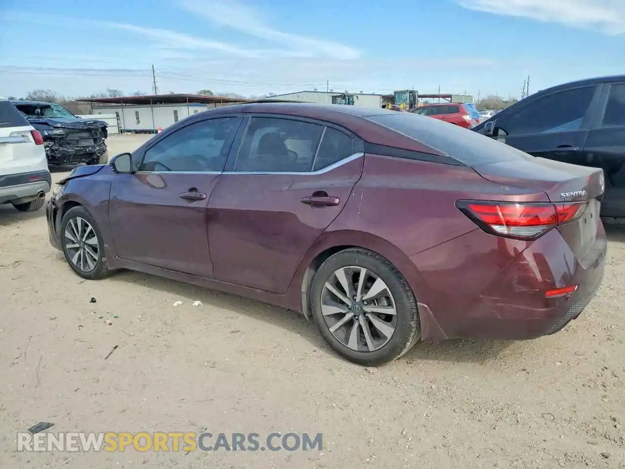 2 Photograph of a damaged car 3N1AB8CV0SY233716 NISSAN SENTRA 2025