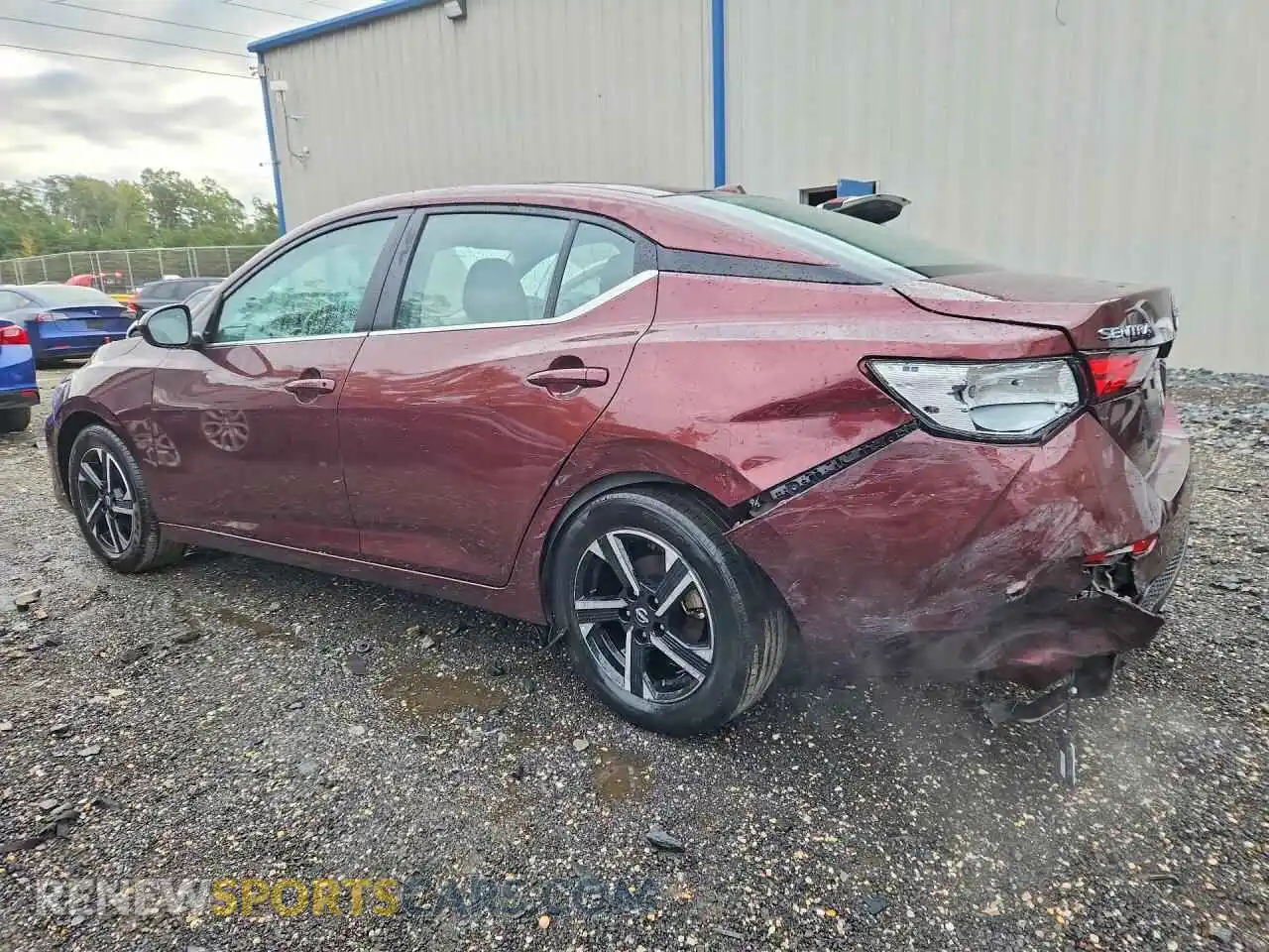 2 Photograph of a damaged car 3N1AB8CV0SY293947 NISSAN SENTRA 2025