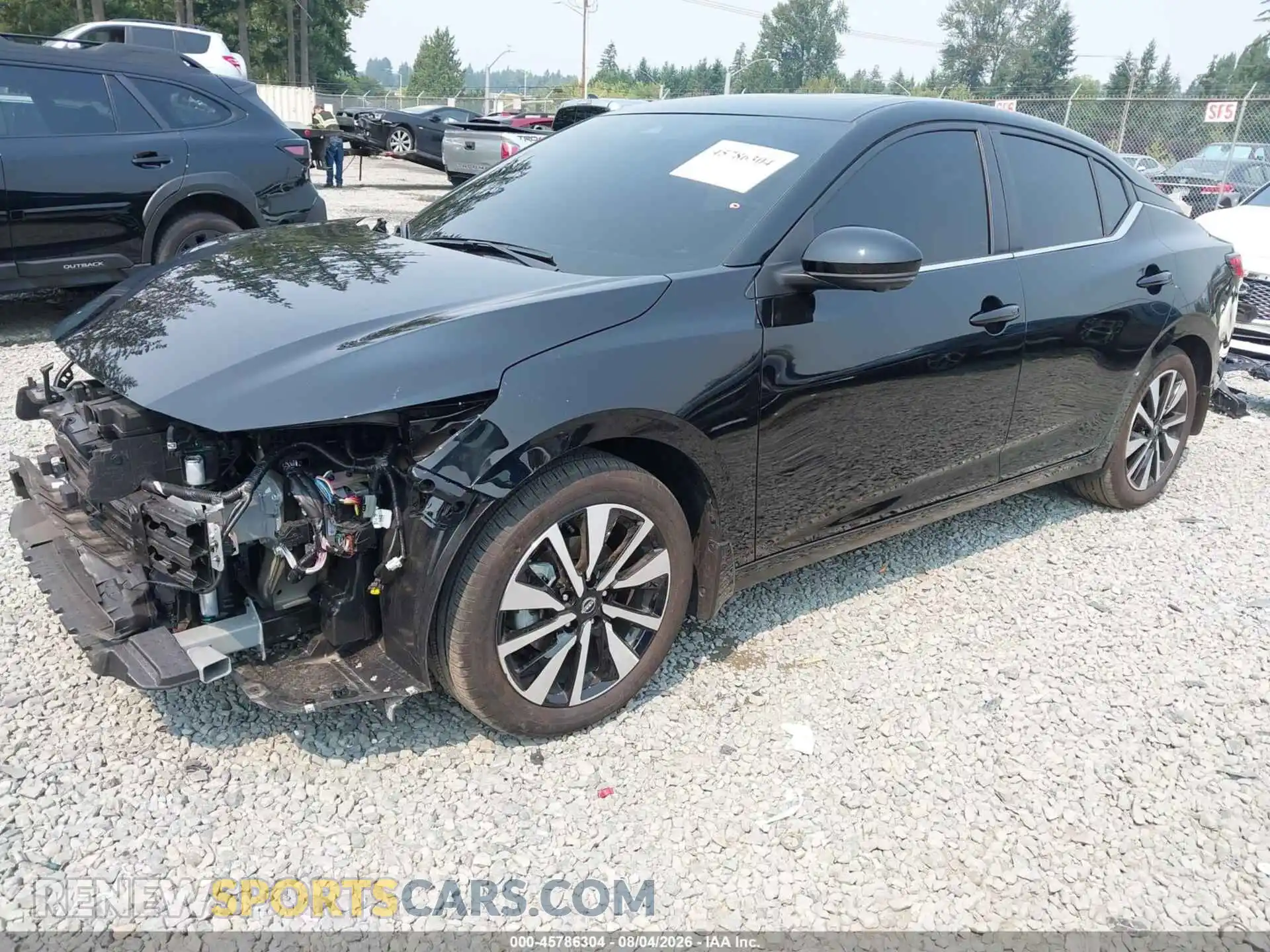 2 Photograph of a damaged car 3N1AB8CV0SY418851 NISSAN SENTRA 2025