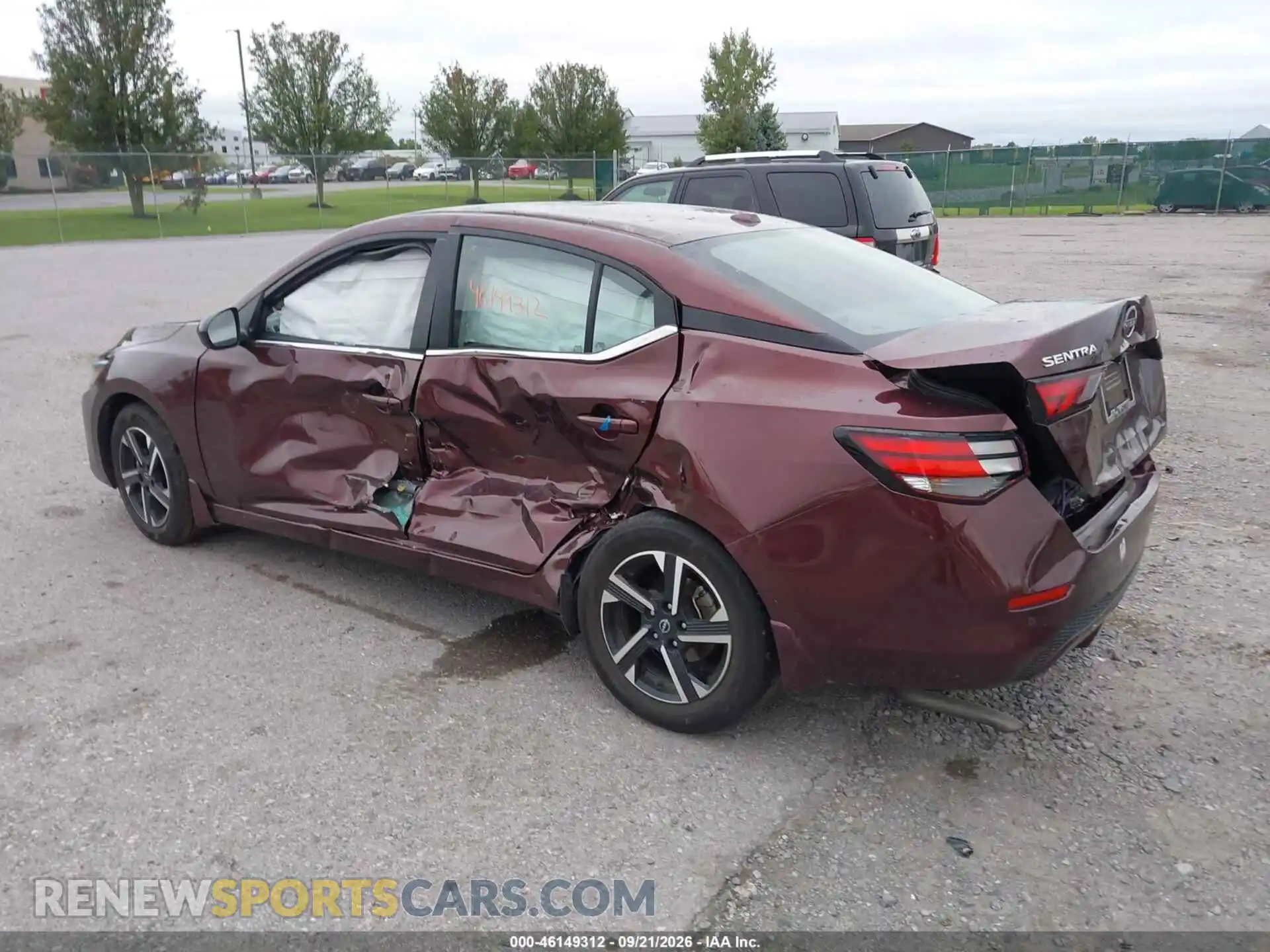 3 Фотография поврежденного автомобиля 3N1AB8CV1SY412850 NISSAN SENTRA 2025
