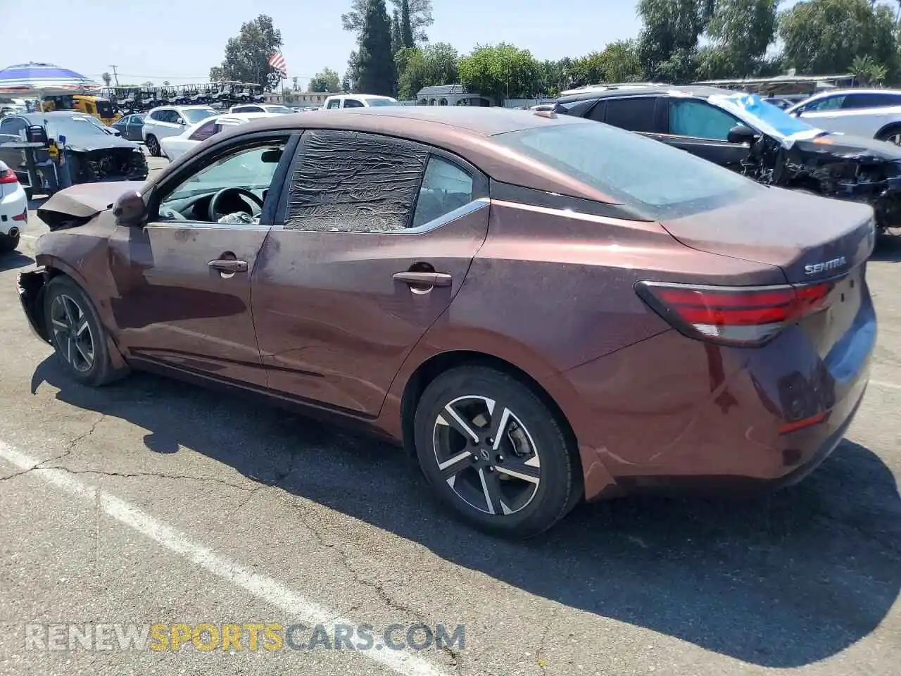 2 Photograph of a damaged car 3N1AB8CV1SY412945 NISSAN SENTRA 2025