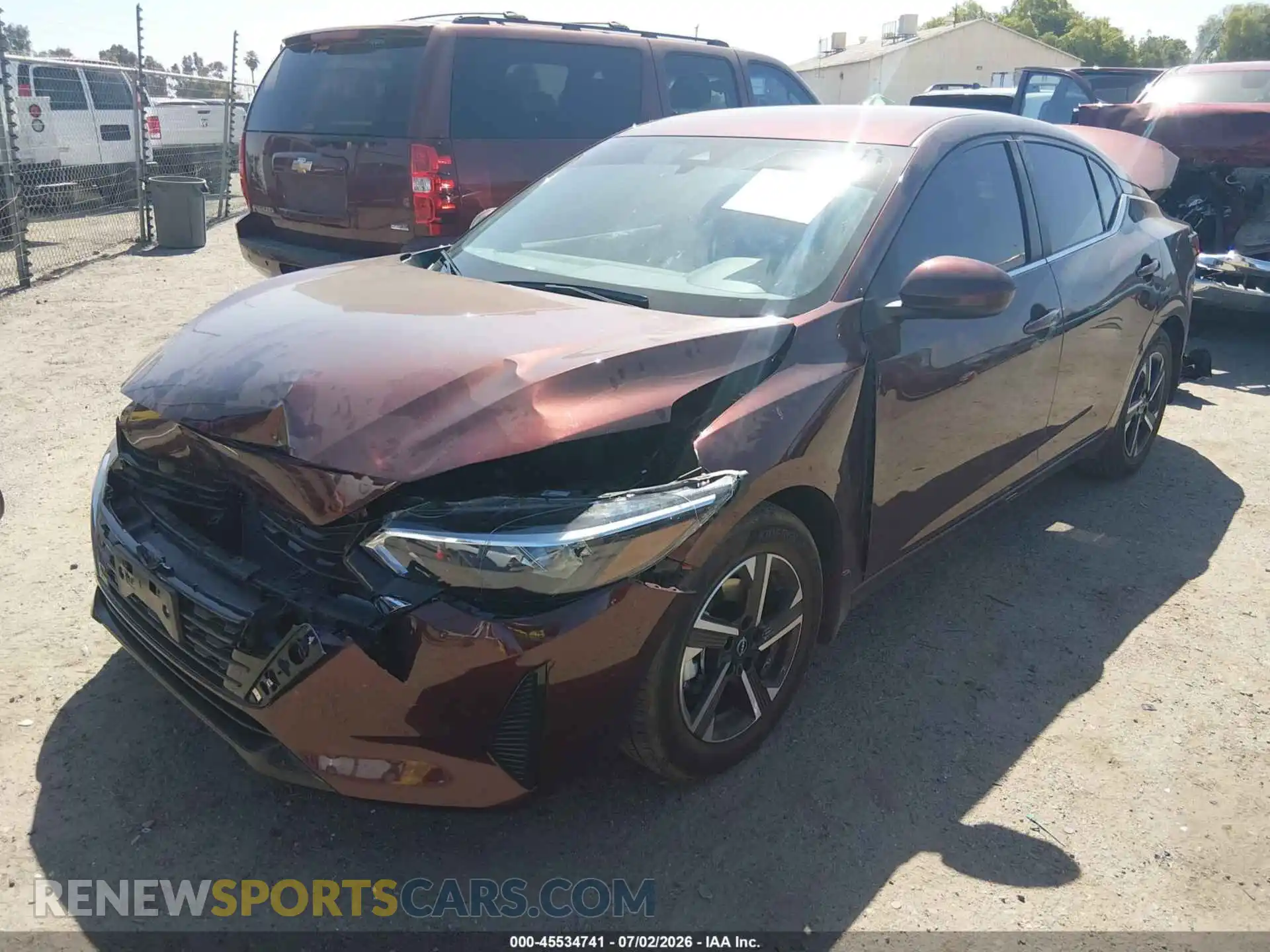 2 Фотография поврежденного автомобиля 3N1AB8CV1SY414940 NISSAN SENTRA 2025