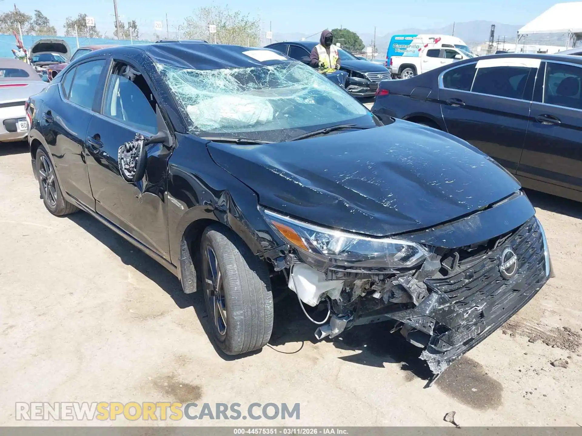 1 fotografías del automóvil dañado 3N1AB8CV2SY318024 NISSAN SENTRA 2025