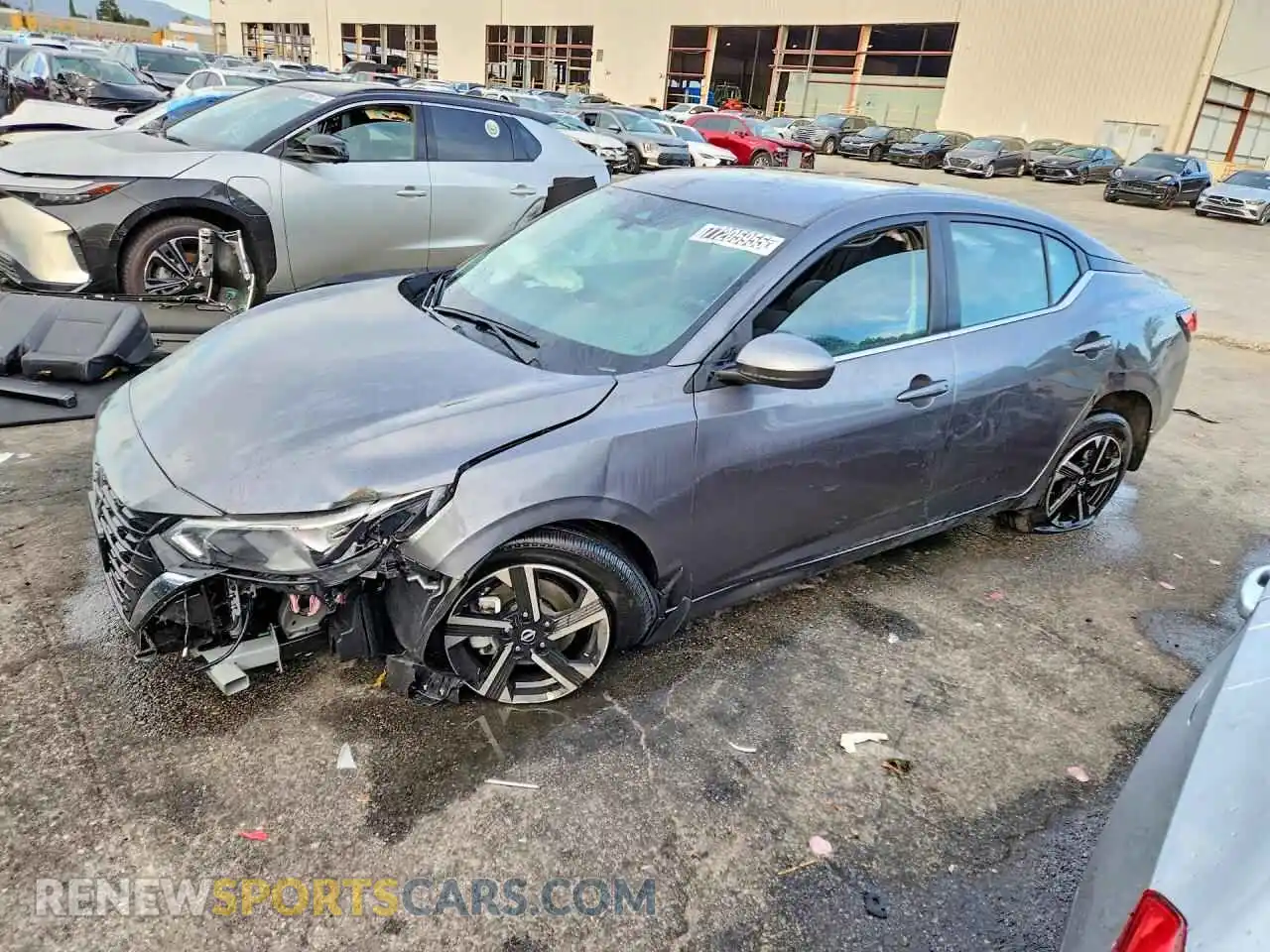 1 Photograph of a damaged car 3N1AB8CV2SY412548 NISSAN SENTRA 2025