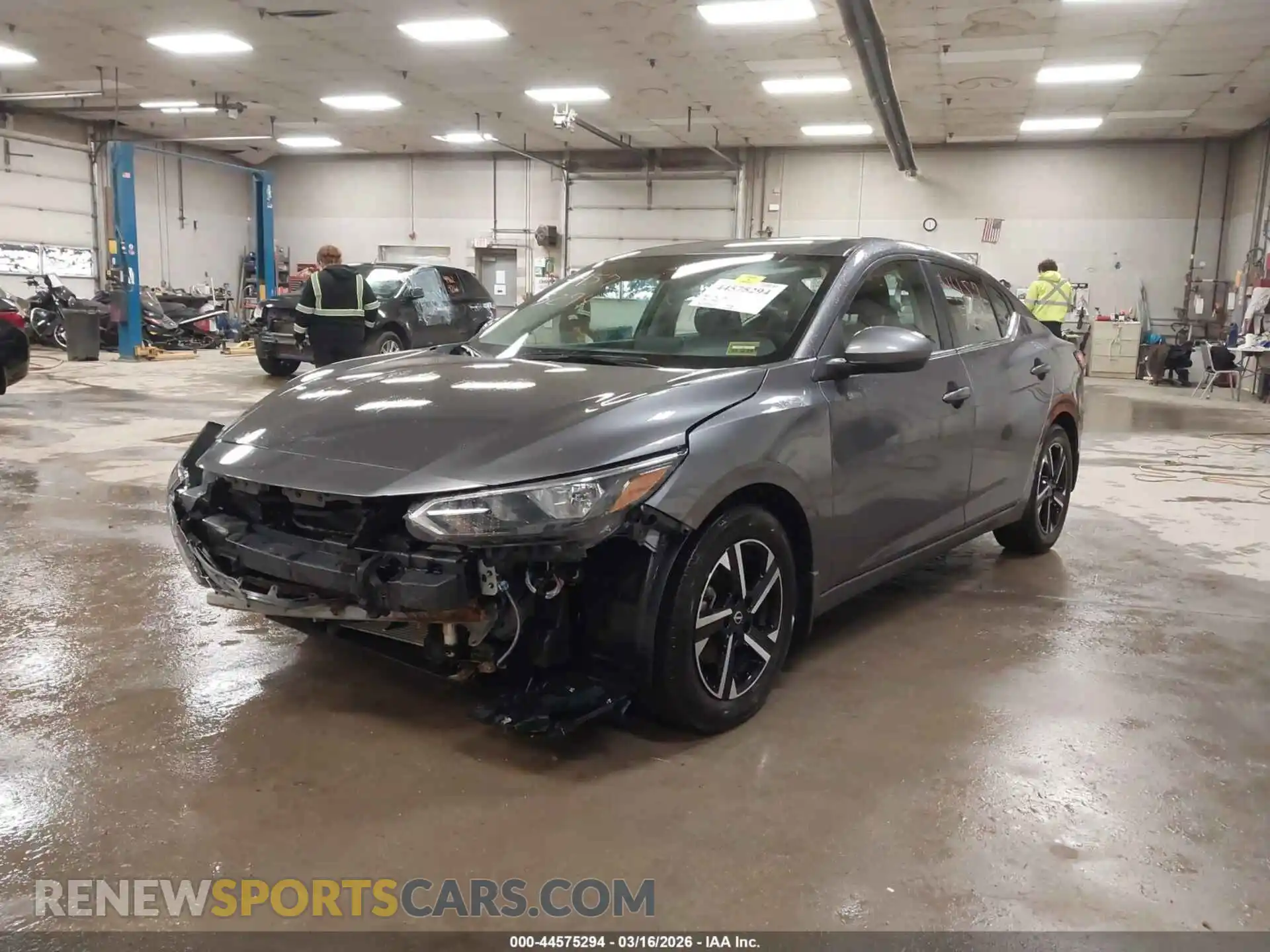 2 Photograph of a damaged car 3N1AB8CV3SY222337 NISSAN SENTRA 2025