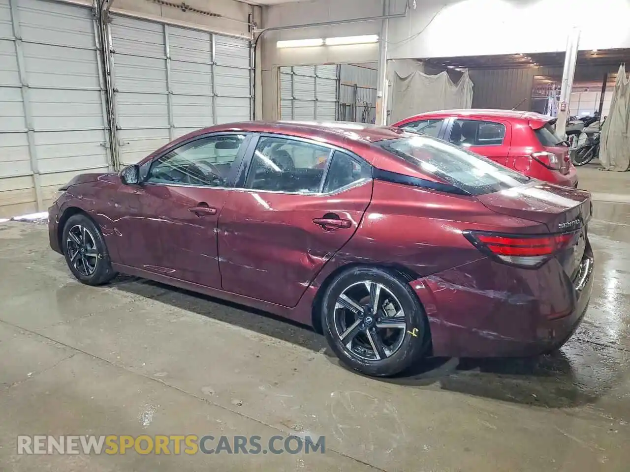 2 fotografías del automóvil dañado 3N1AB8CV3SY299306 NISSAN SENTRA 2025