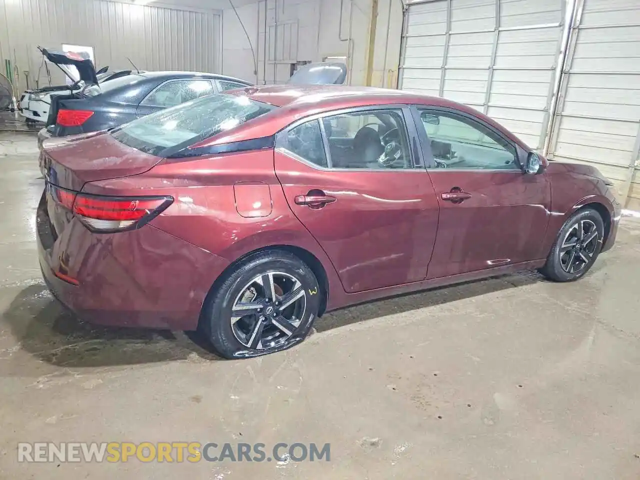 3 fotografías del automóvil dañado 3N1AB8CV3SY299306 NISSAN SENTRA 2025