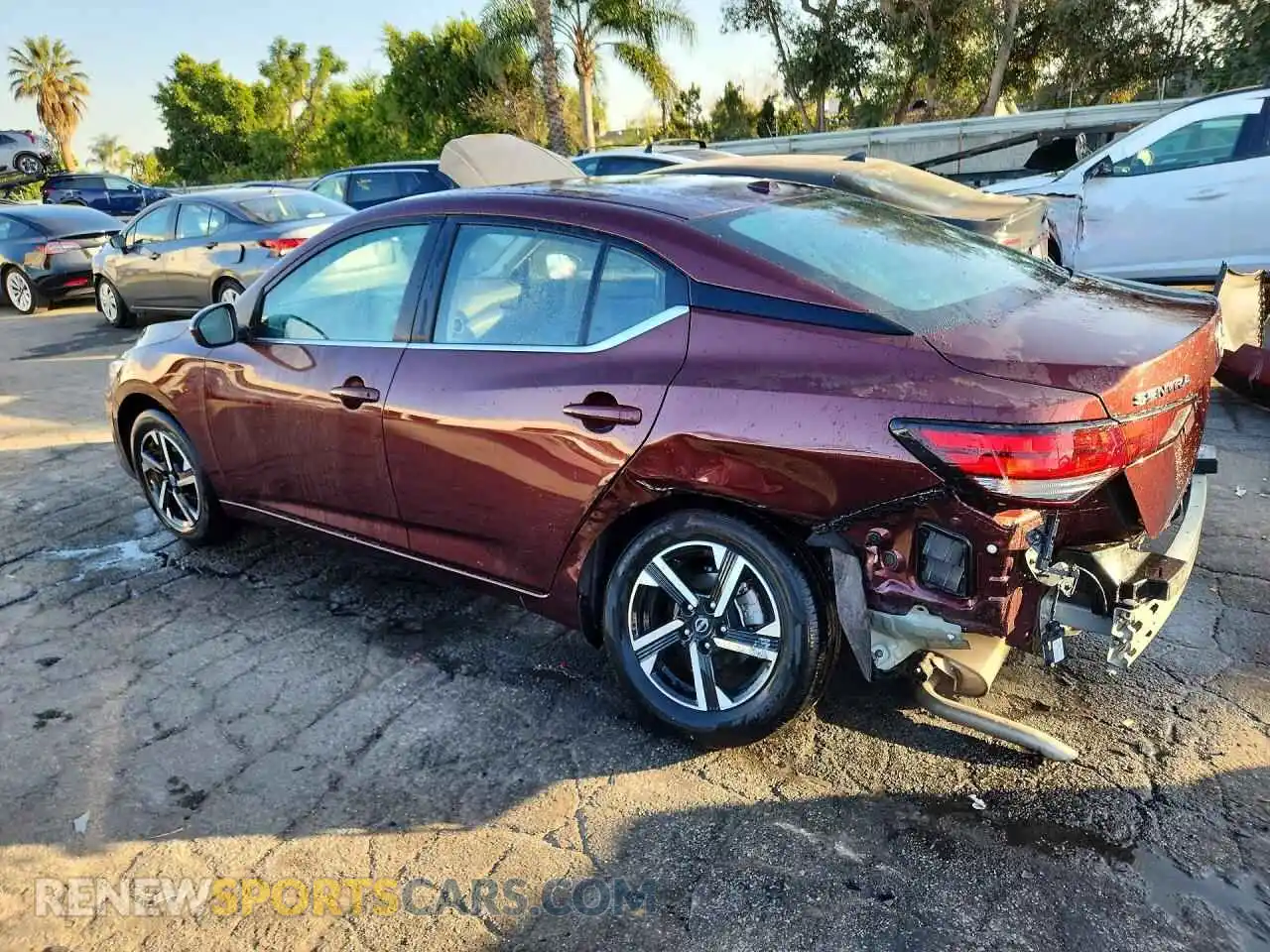 2 Photograph of a damaged car 3N1AB8CV3SY324222 NISSAN SENTRA 2025