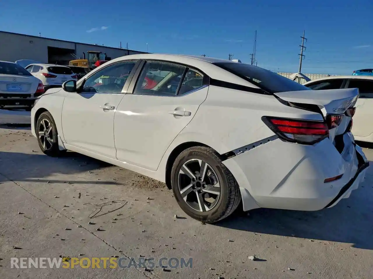 2 fotografías del automóvil dañado 3N1AB8CV3SY324947 NISSAN SENTRA 2025