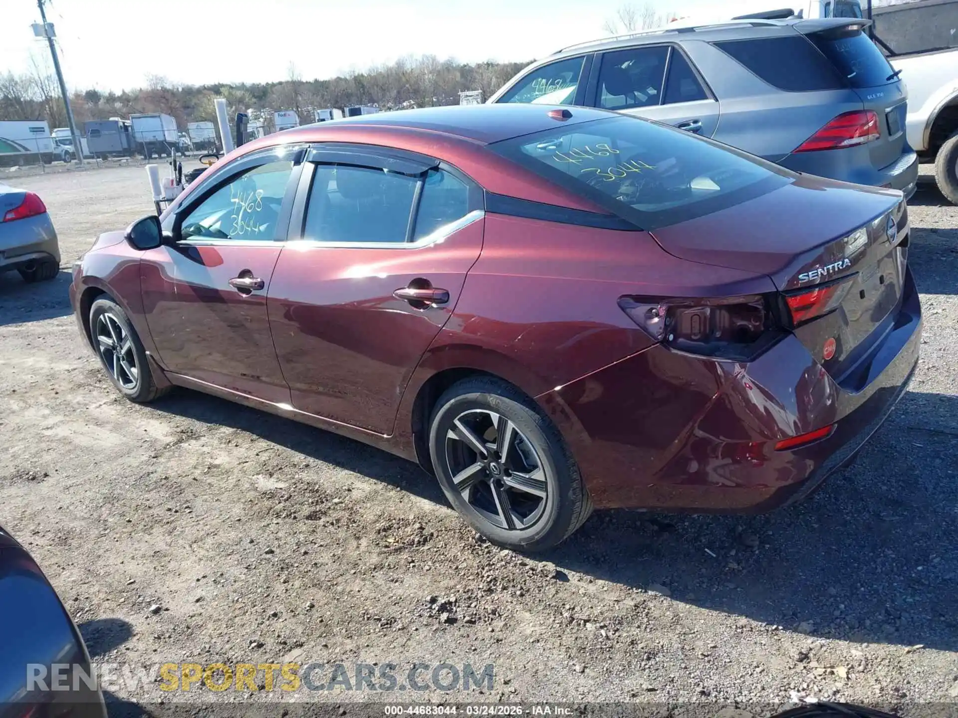 3 Photograph of a damaged car 3N1AB8CV3SY342123 NISSAN SENTRA 2025