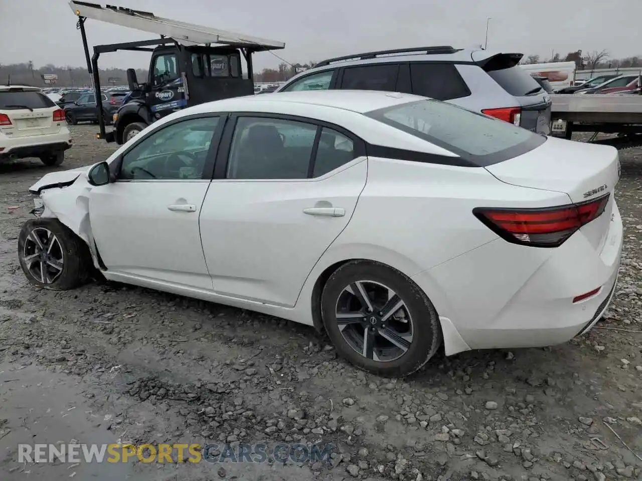 2 Photograph of a damaged car 3N1AB8CV4SY241978 NISSAN SENTRA 2025