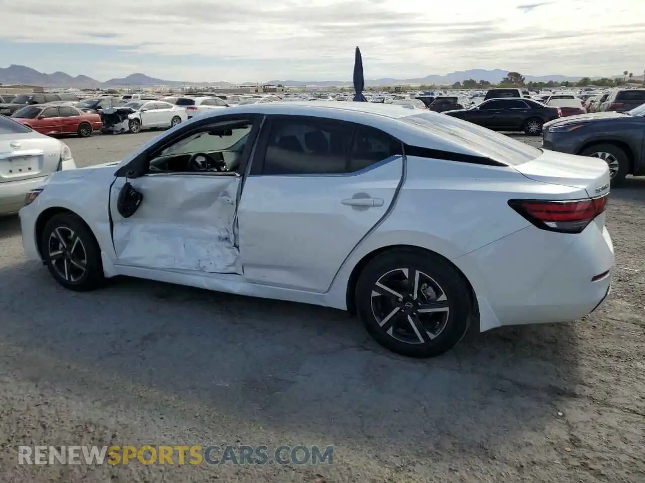 2 Photograph of a damaged car 3N1AB8CV4SY249014 NISSAN SENTRA 2025