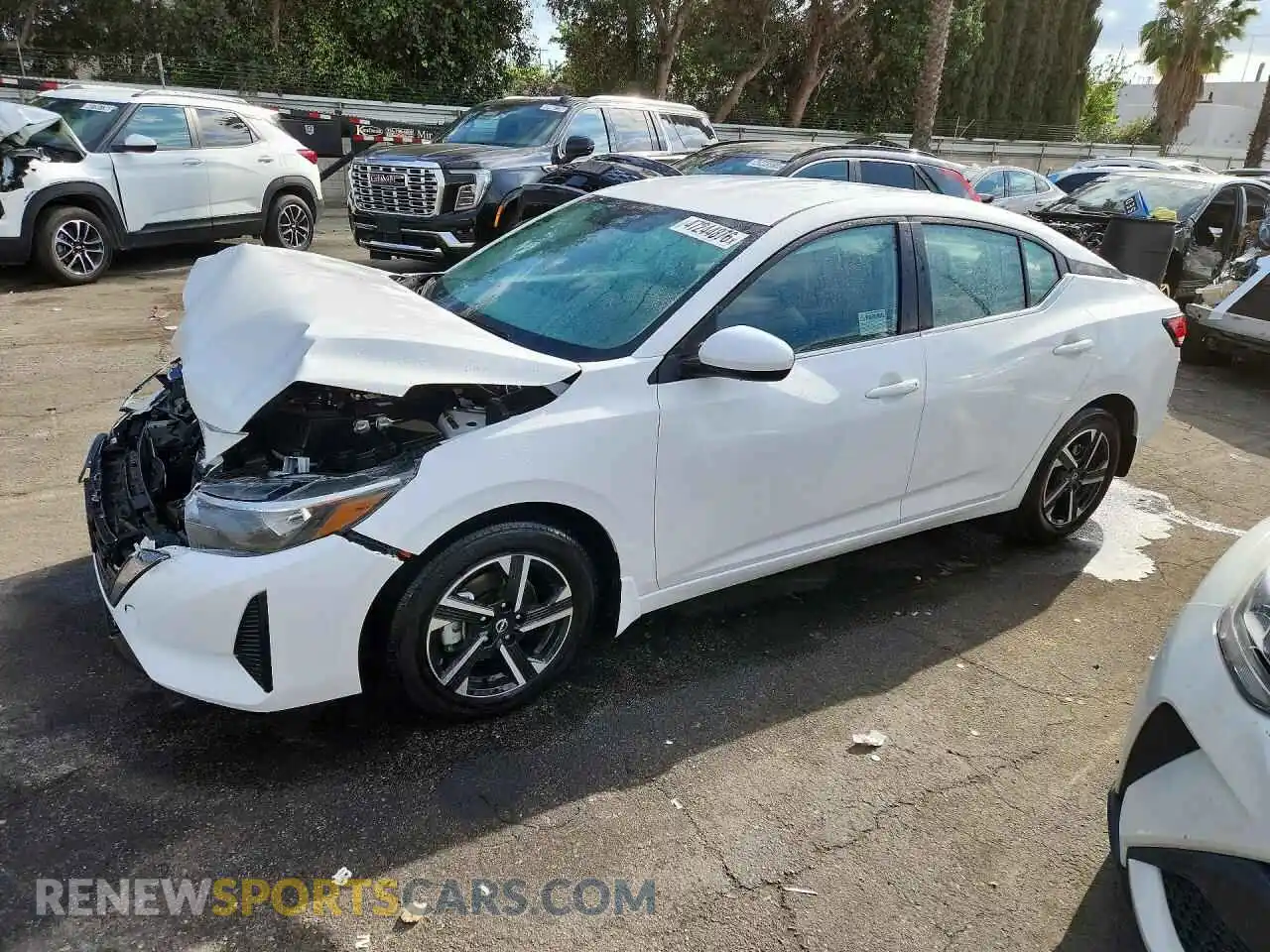 1 fotografías del automóvil dañado 3N1AB8CV4SY419520 NISSAN SENTRA 2025