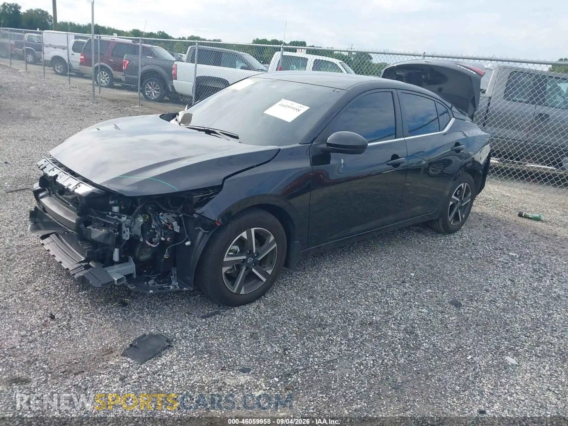2 Photograph of a damaged car 3N1AB8CV6SY415713 NISSAN SENTRA 2025