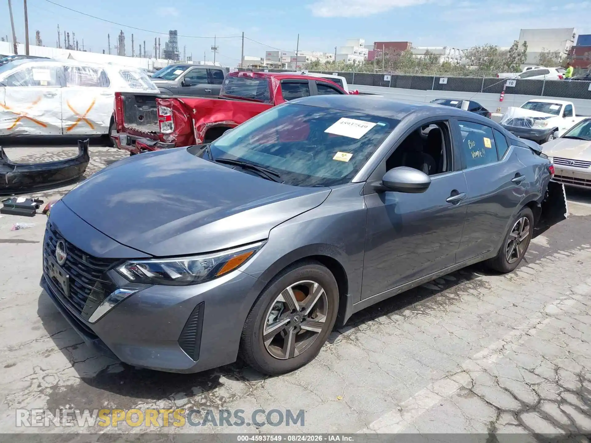 2 Photograph of a damaged car 3N1AB8CV6SY416568 NISSAN SENTRA 2025