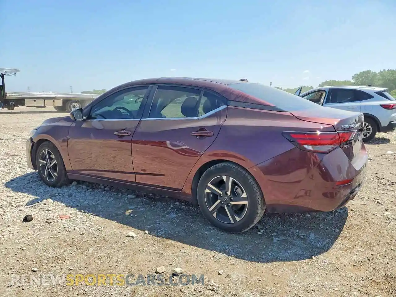 2 Photograph of a damaged car 3N1AB8CV7SY293363 NISSAN SENTRA 2025