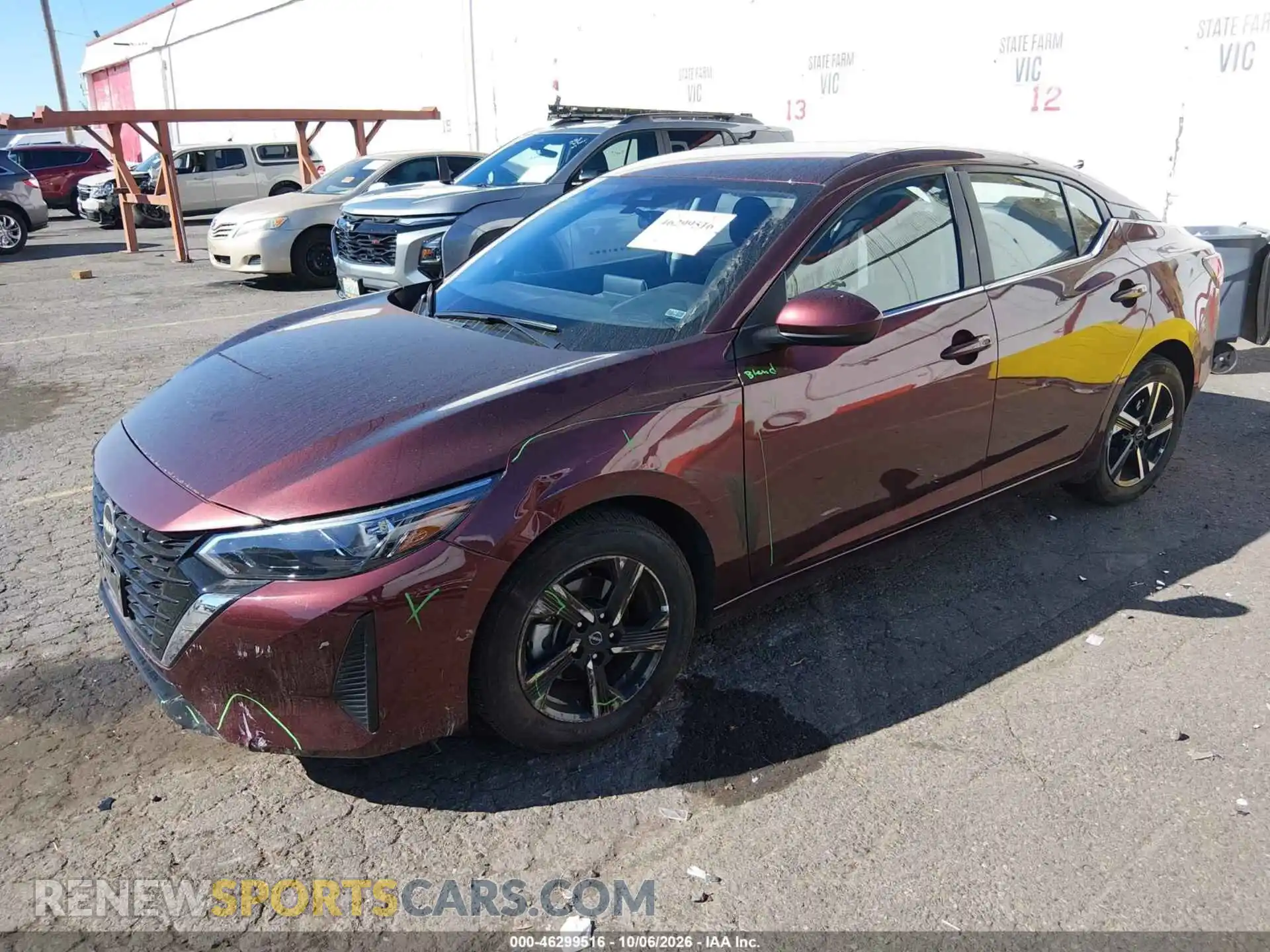2 fotografías del automóvil dañado 3N1AB8CV7SY352783 NISSAN SENTRA 2025
