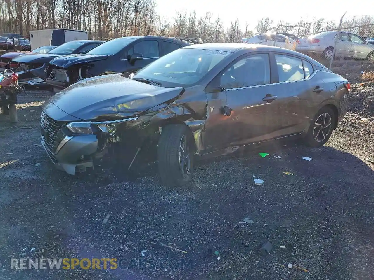 1 Photograph of a damaged car 3N1AB8CV7SY410732 NISSAN SENTRA 2025