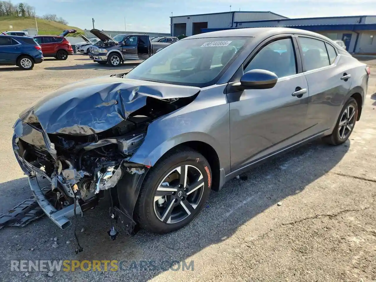 1 Photograph of a damaged car 3N1AB8CV7SY416918 NISSAN SENTRA 2025