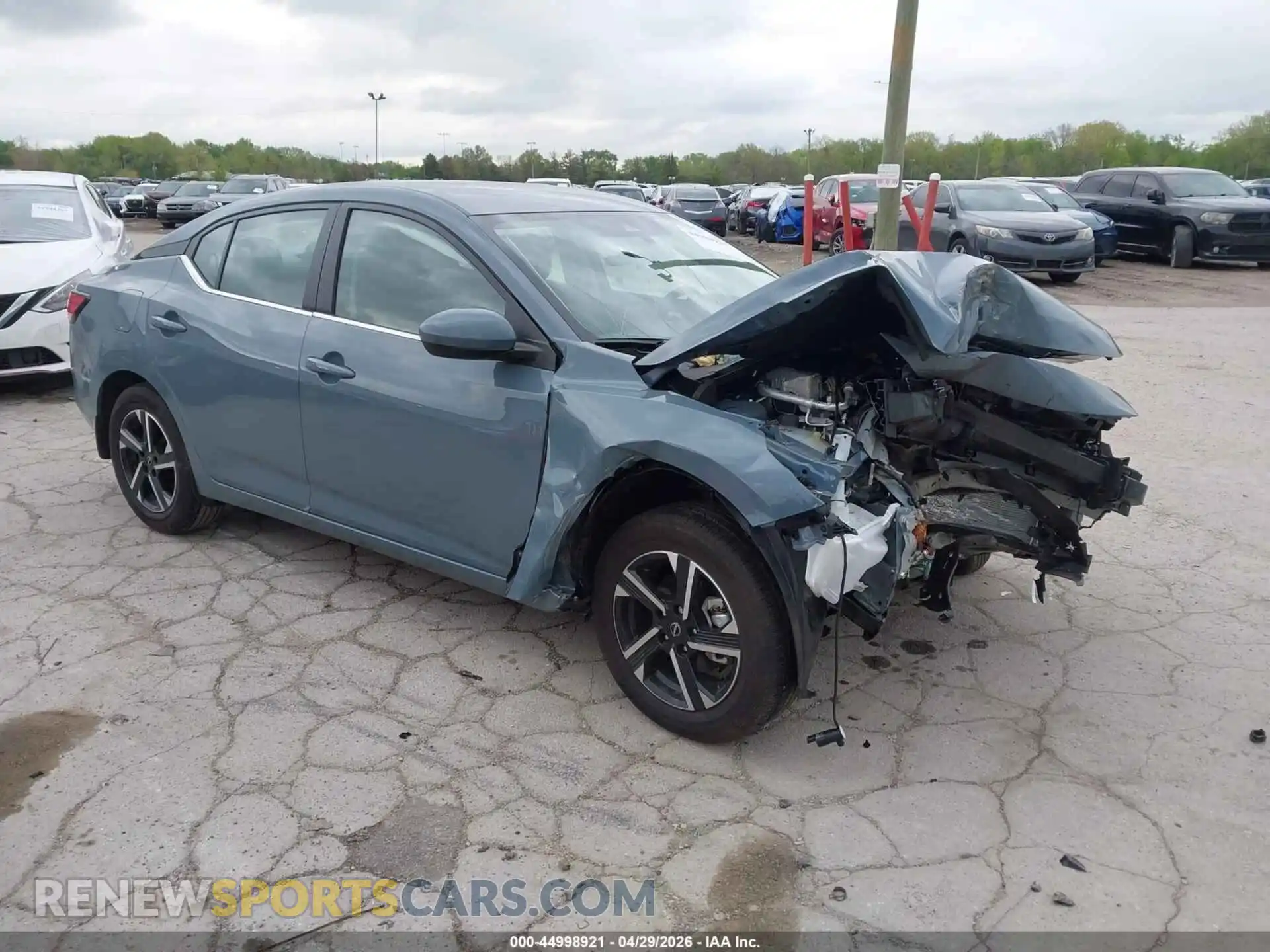 1 Photograph of a damaged car 3N1AB8CV8SY411744 NISSAN SENTRA 2025