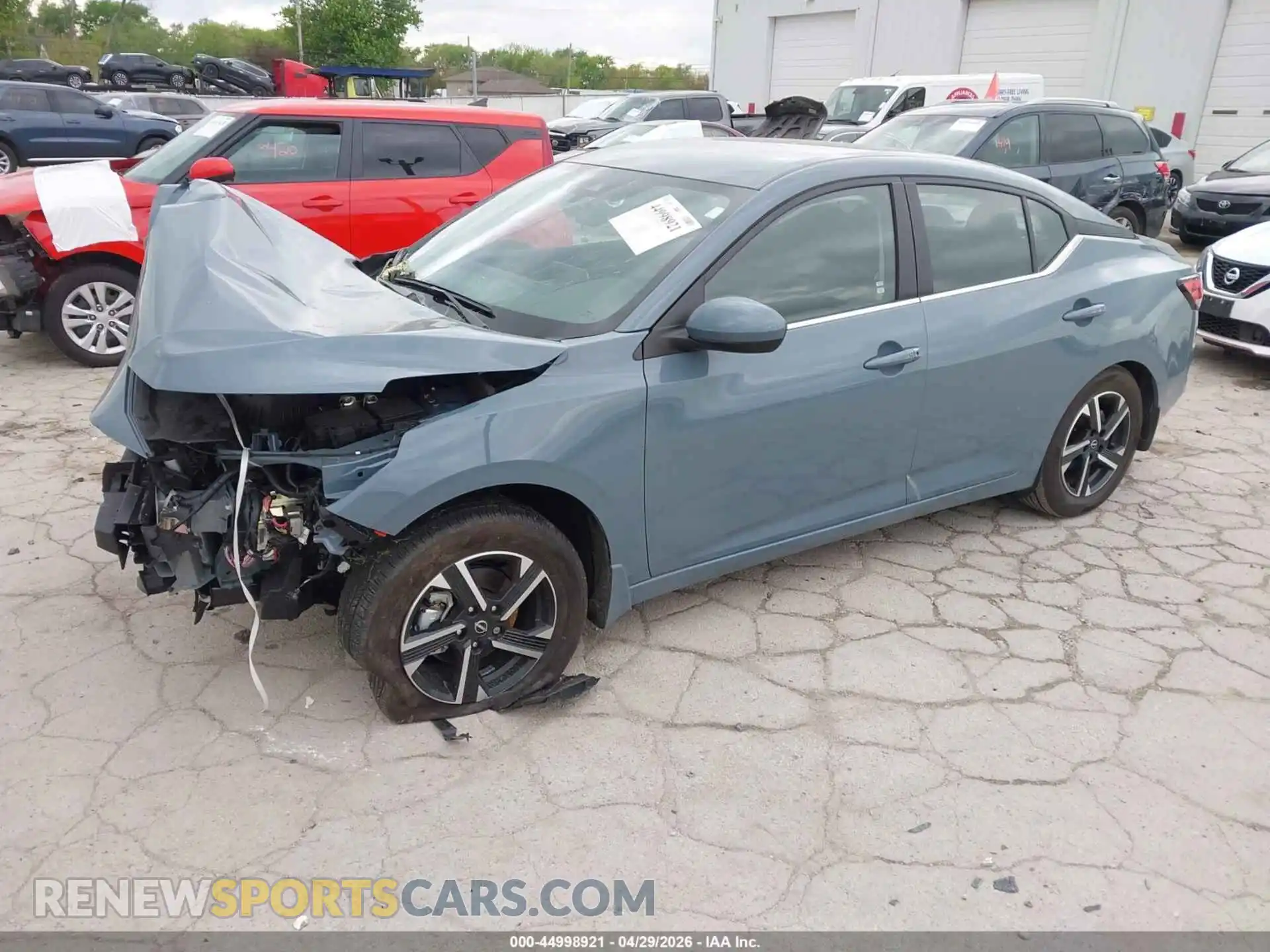 2 Photograph of a damaged car 3N1AB8CV8SY411744 NISSAN SENTRA 2025