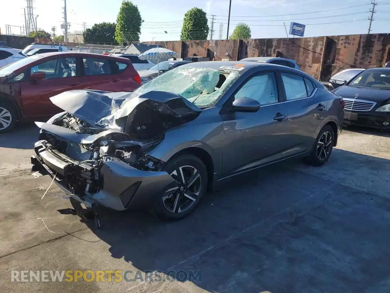 1 Photograph of a damaged car 3N1AB8CV8SY417821 NISSAN SENTRA 2025