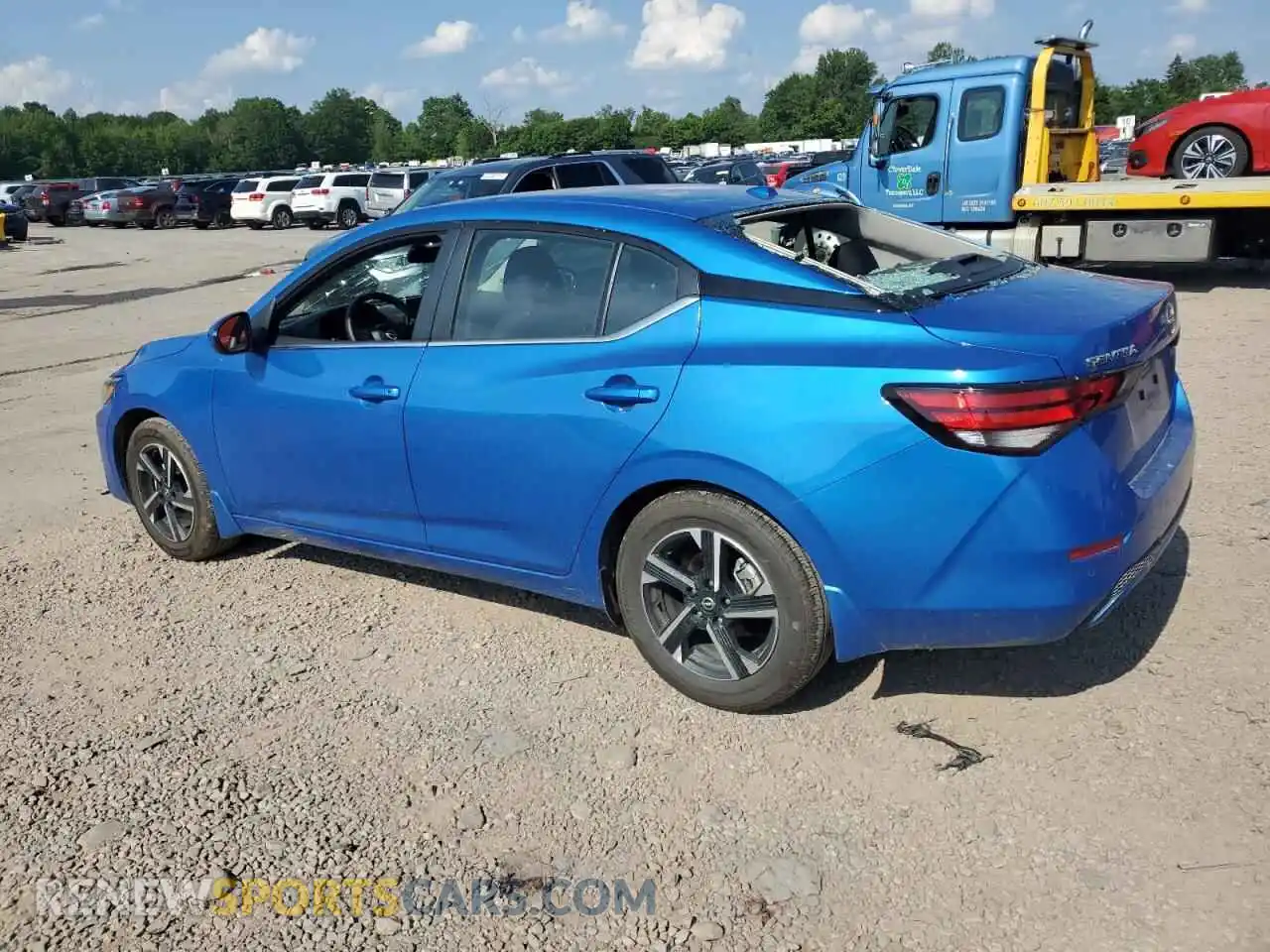 2 Photograph of a damaged car 3N1AB8CV9SY246237 NISSAN SENTRA 2025