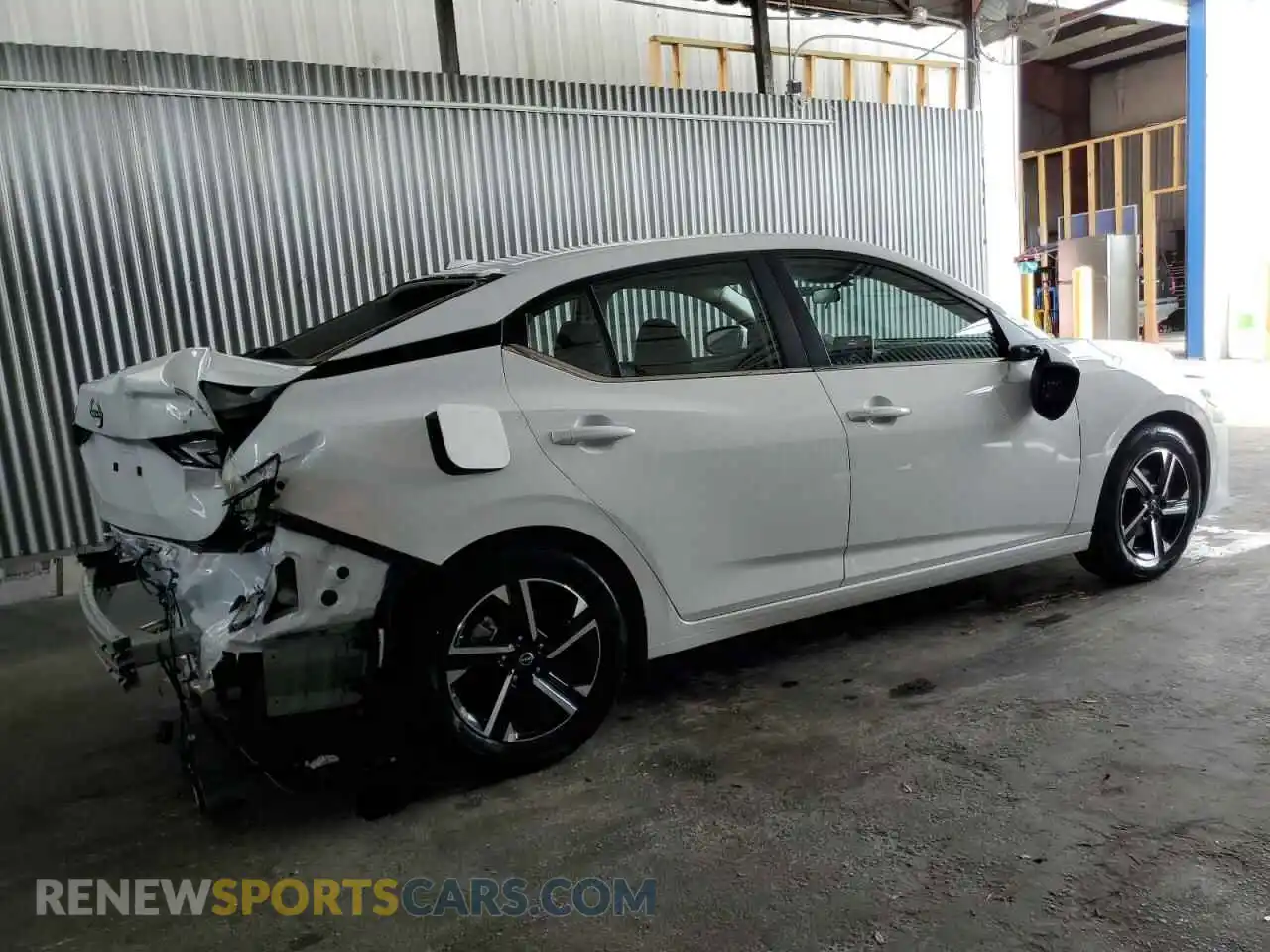 3 fotografías del automóvil dañado 3N1AB8CV9SY302869 NISSAN SENTRA 2025