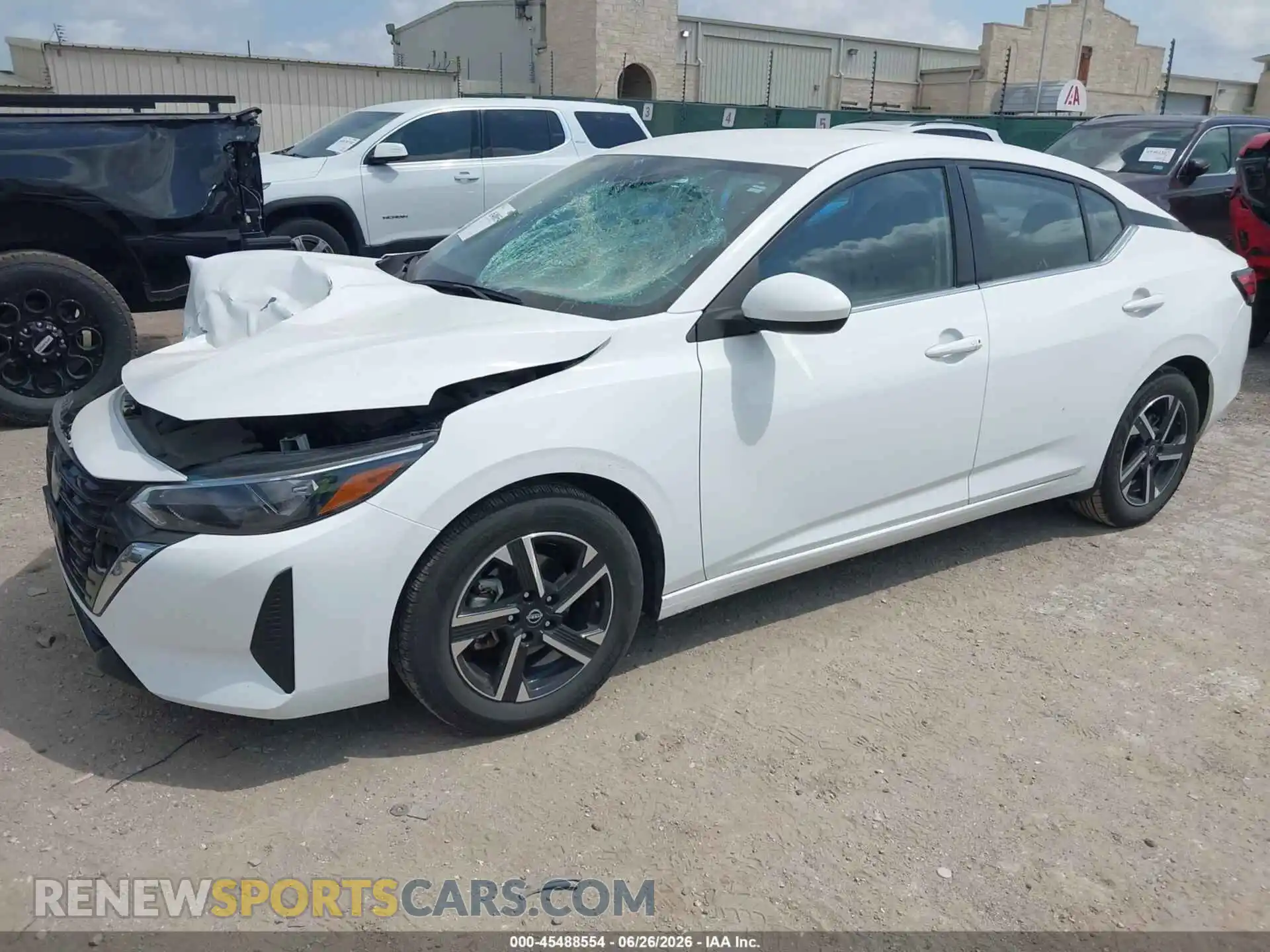 2 Photograph of a damaged car 3N1AB8CV9SY303276 NISSAN SENTRA 2025