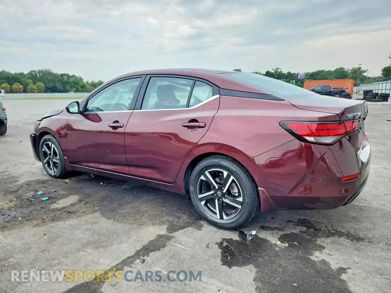 2 Photograph of a damaged car 3N1AB8CV9SY413423 NISSAN SENTRA 2025