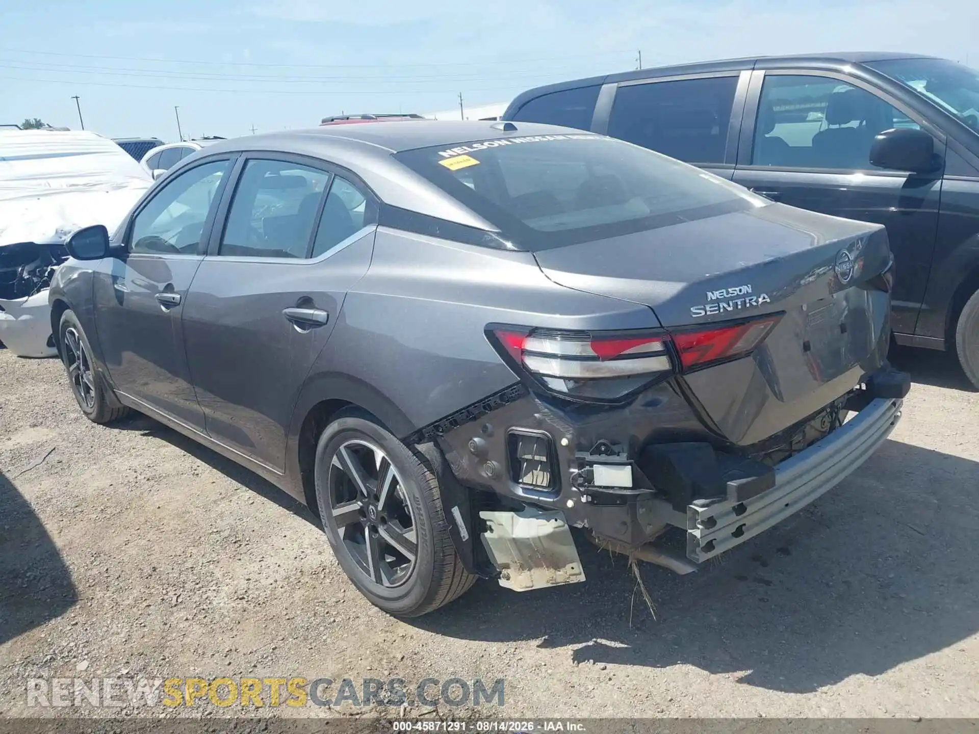 3 Photograph of a damaged car 3N1AB8CV9SY414880 NISSAN SENTRA 2025