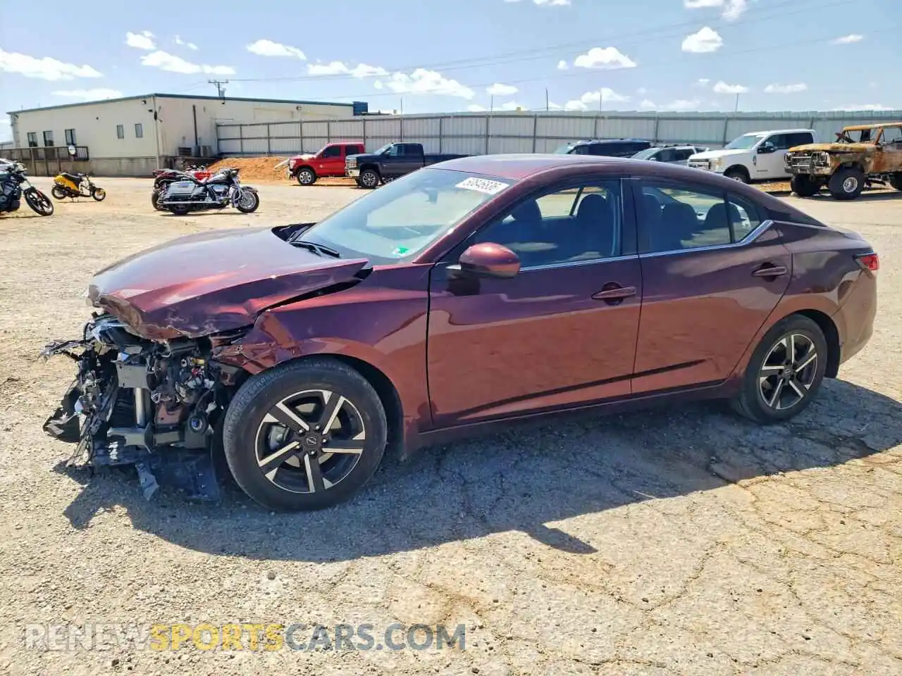 1 Photograph of a damaged car 3N1AB8CV9SY417715 NISSAN SENTRA 2025
