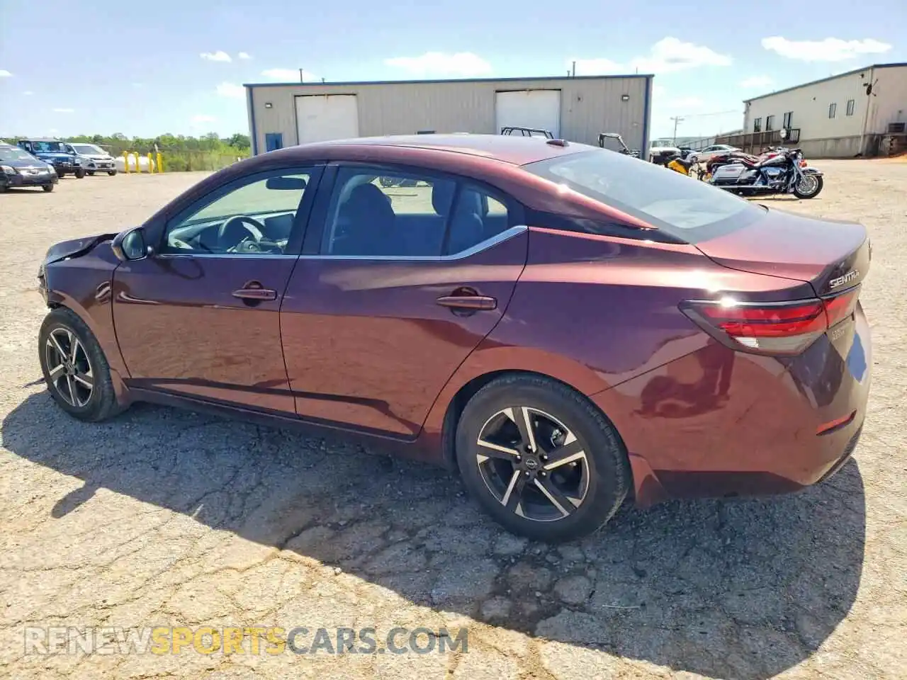 2 Photograph of a damaged car 3N1AB8CV9SY417715 NISSAN SENTRA 2025