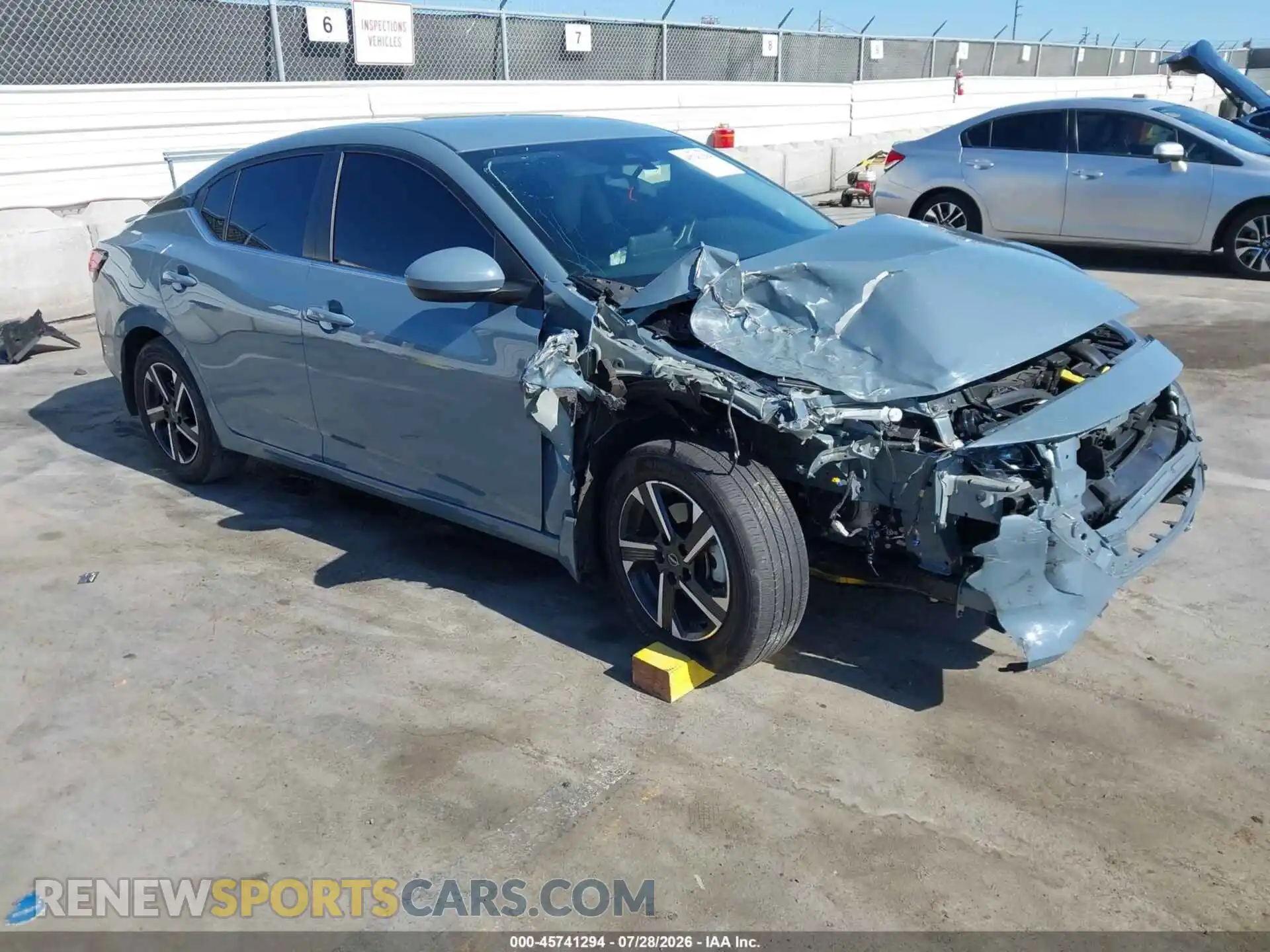 1 Photograph of a damaged car 3N1AB8CV9SY419514 NISSAN SENTRA 2025