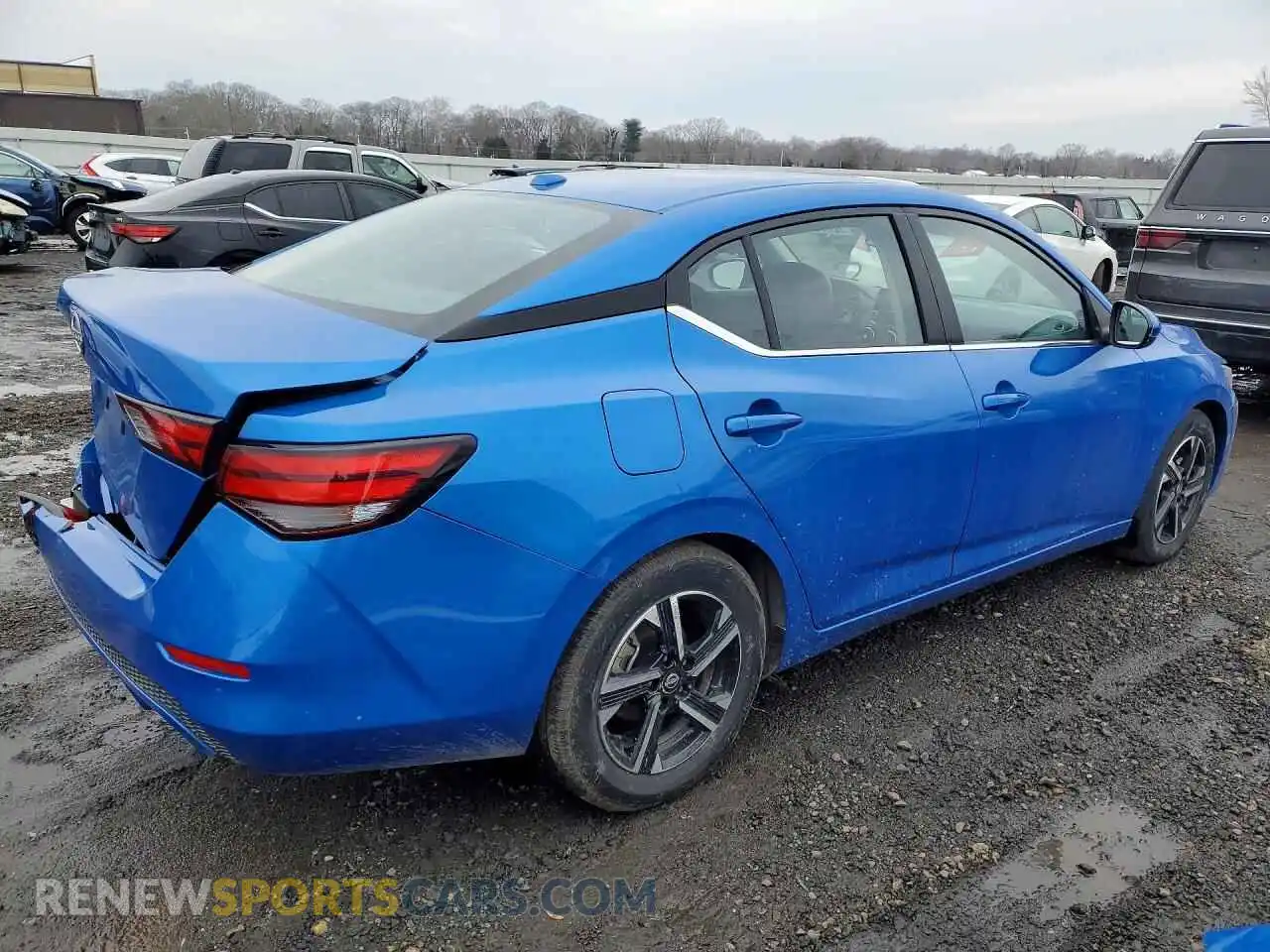 3 fotografías del automóvil dañado 3N1AB8CVXSY313623 NISSAN SENTRA 2025
