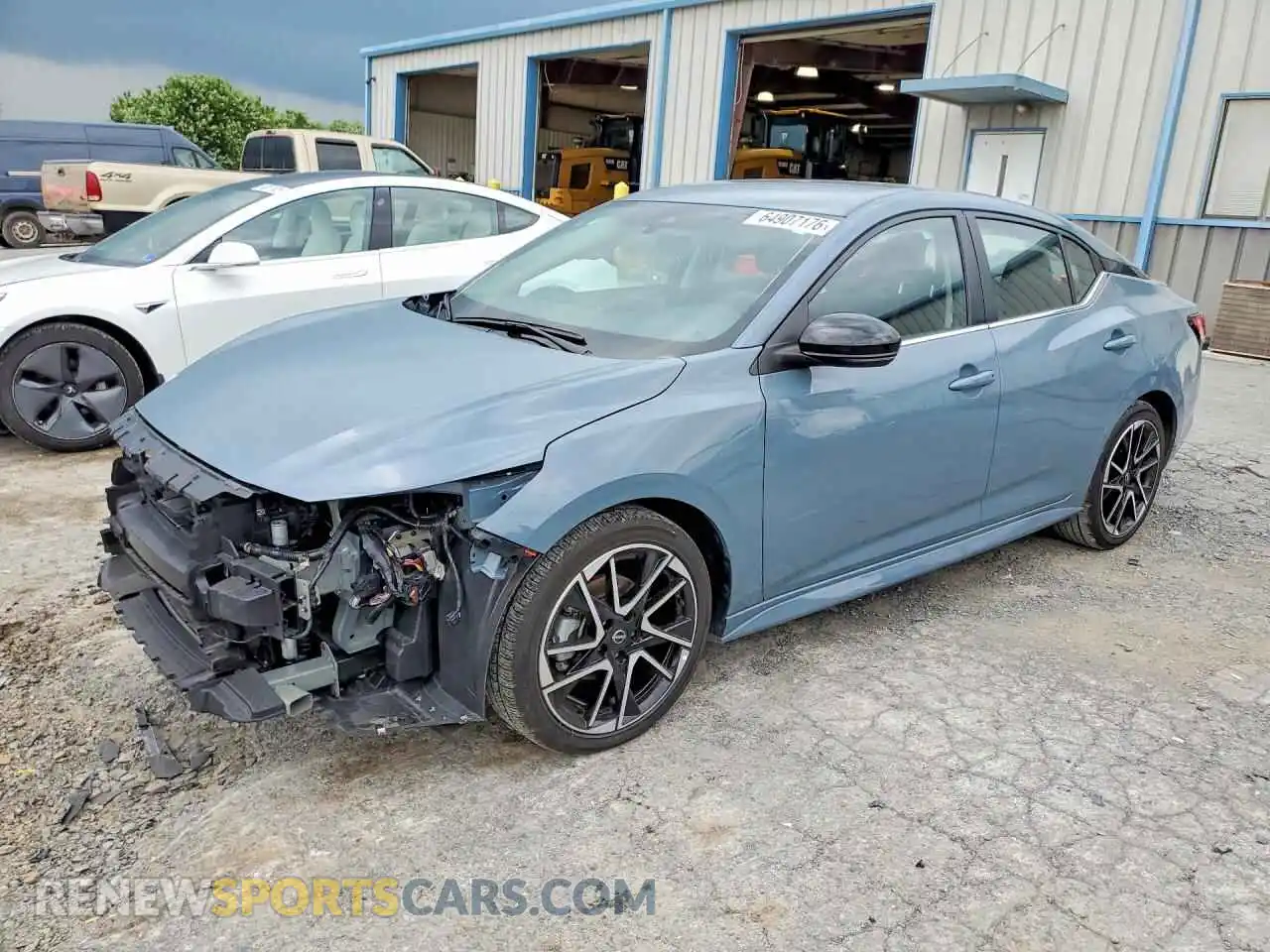 1 Photograph of a damaged car 3N1AB8DV0SY427029 NISSAN SENTRA 2025