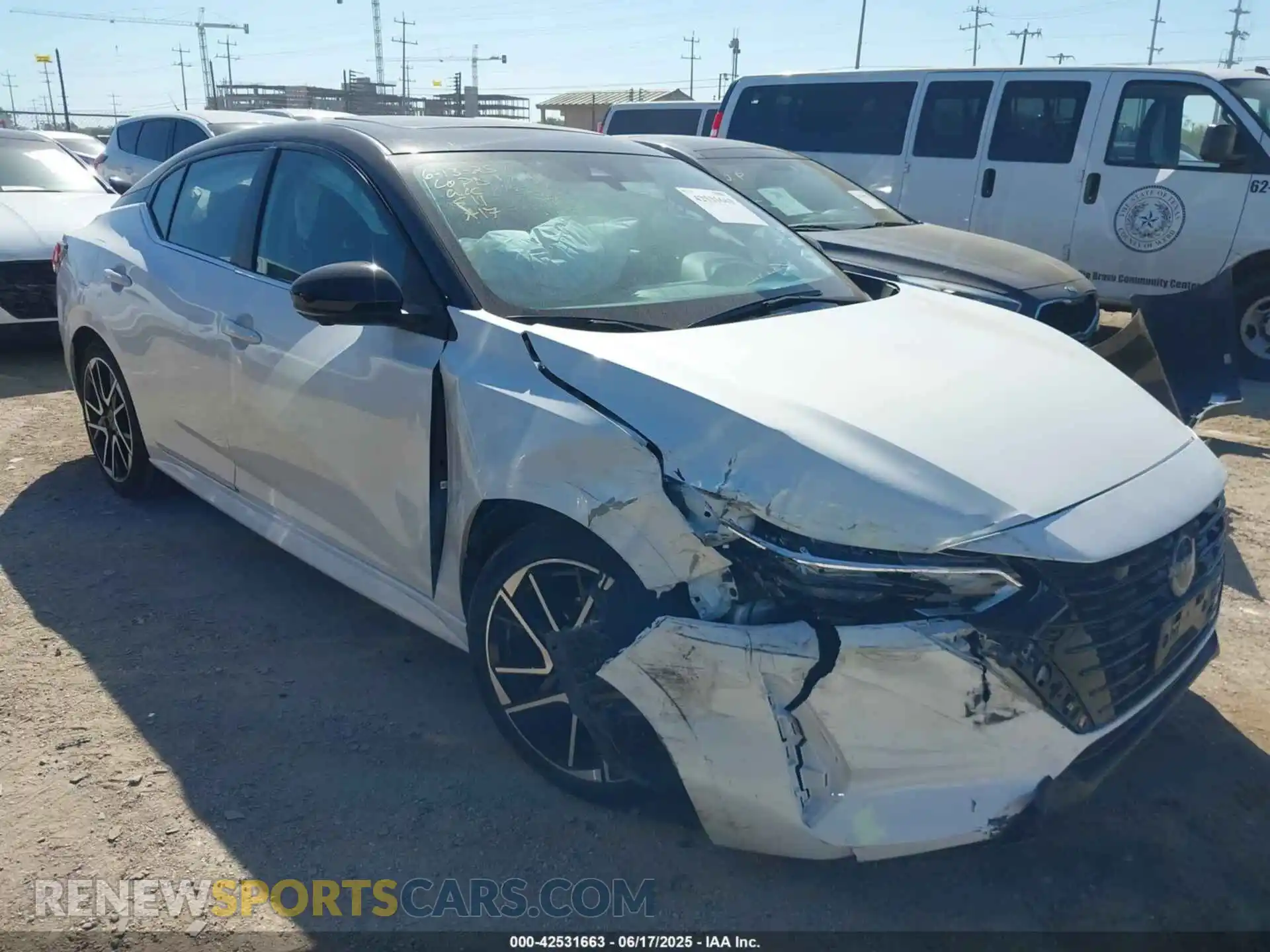 1 Photograph of a damaged car 3N1AB8DV3SY267437 NISSAN SENTRA 2025